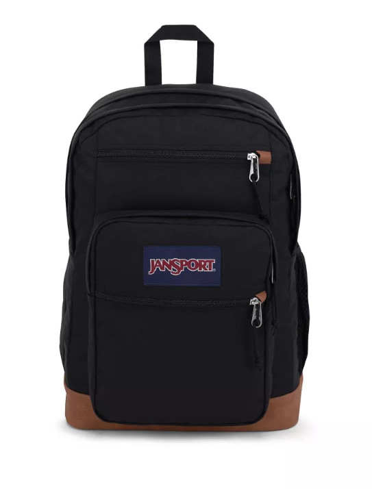JanSport Cool Student Backpack Black 15″ Laptop Sleeve 34L School Travel Bookbag
