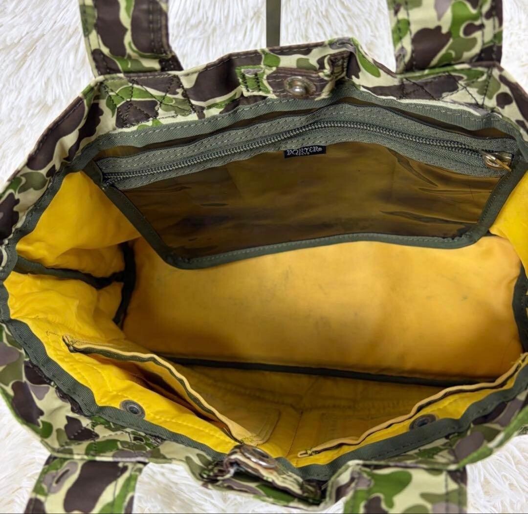 PORTER JOE PORTER Snoopy Camouflage Tote Bag A4 Nylon Japan Auth