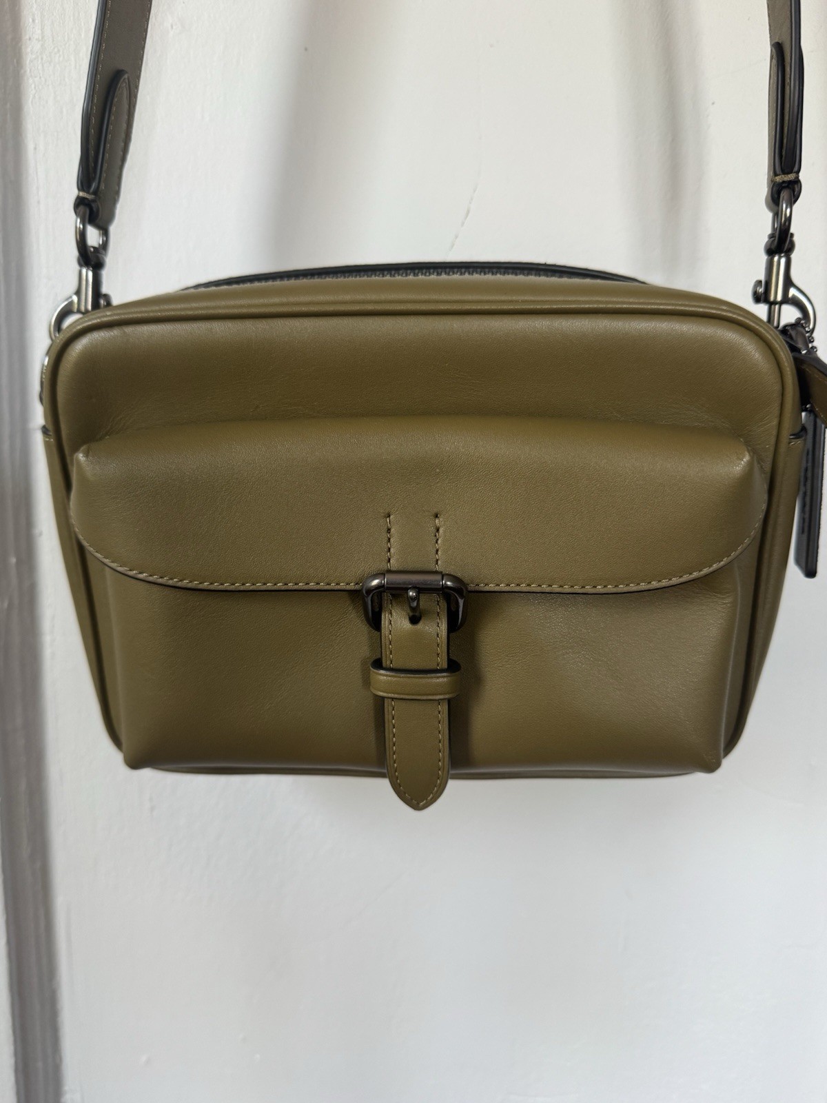 COACH MEN’S Warner Crossbody Bag Smooth grain leather NWOT