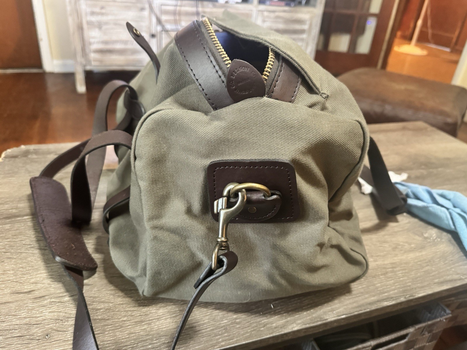 filson small rugged twill duffle bag
