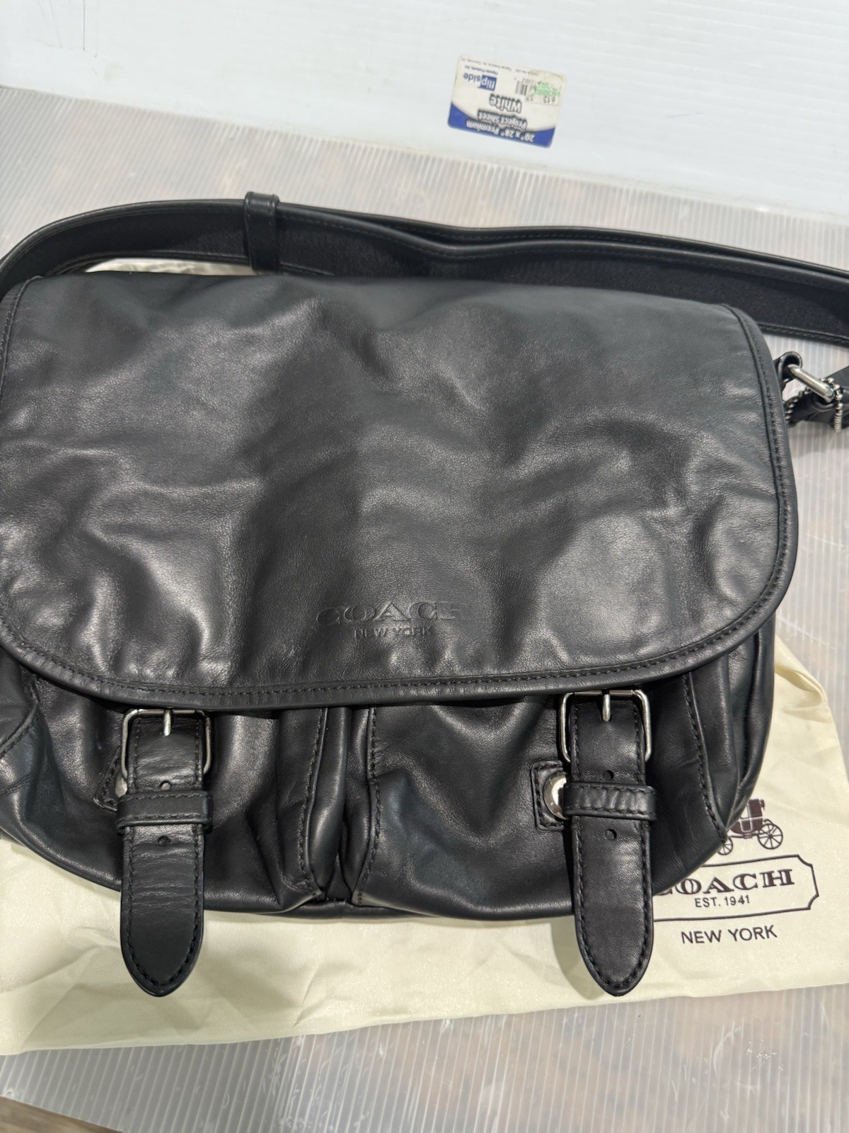 Coach Metropolitan Soft Leather Messenger Bag.