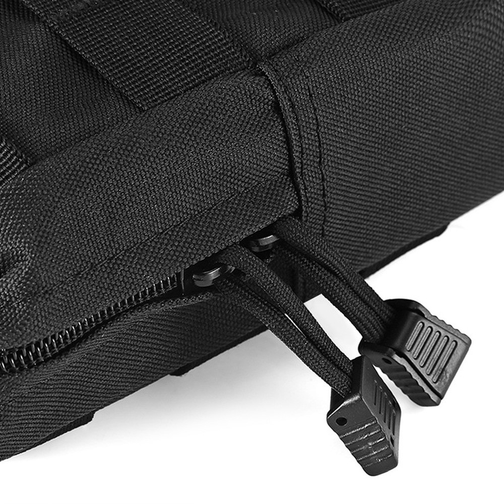 Outdoor Compact Tactical Molle EDC Tool Pouch Utility Accessory Waist Bag Black