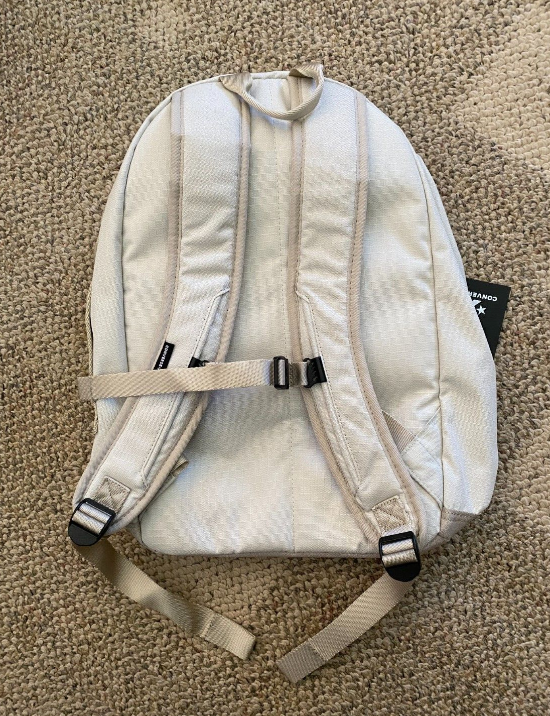 Converse Go 2 Backpack Back Pack Bag Light Bone Unisex 18″ L x 12″ W x 6″ D
