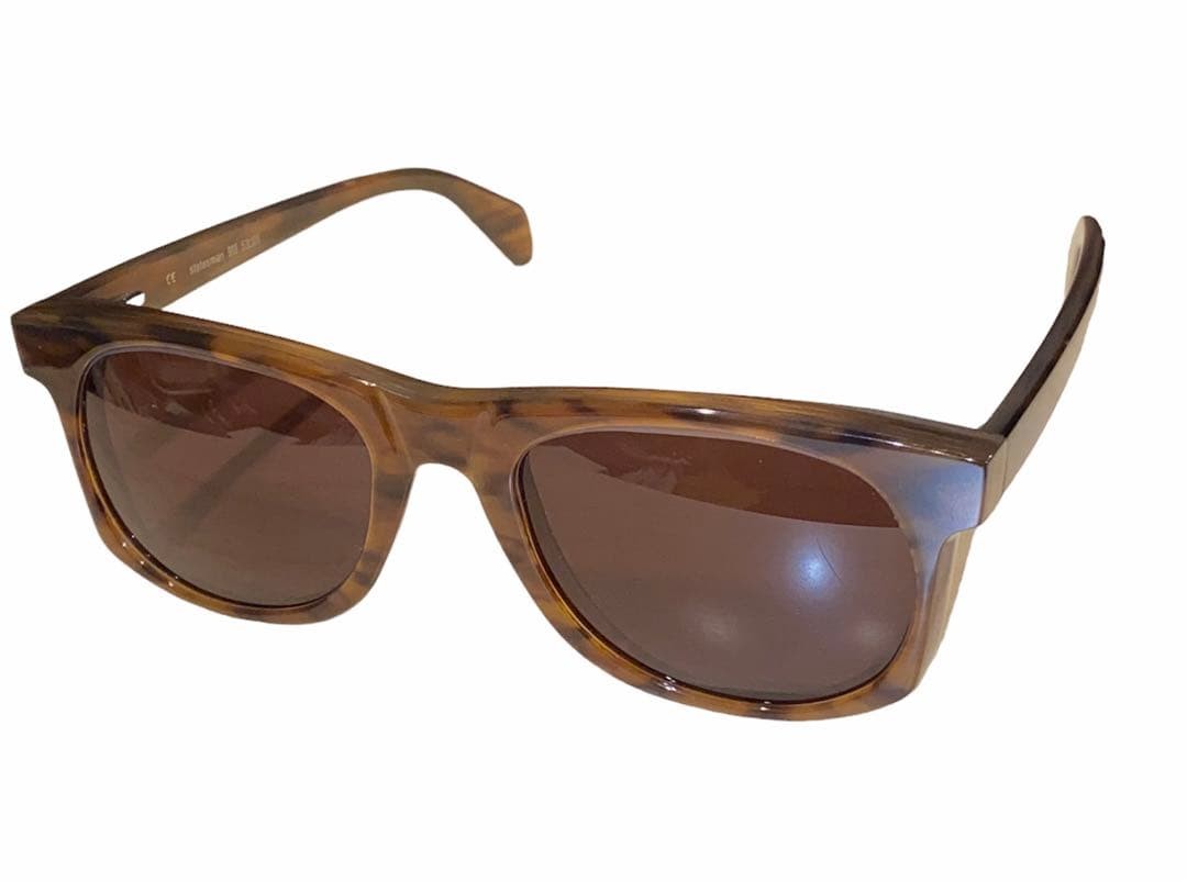 The Elder Statesman Brown Sunglasses – Free Size, Rare Buffalo Horn