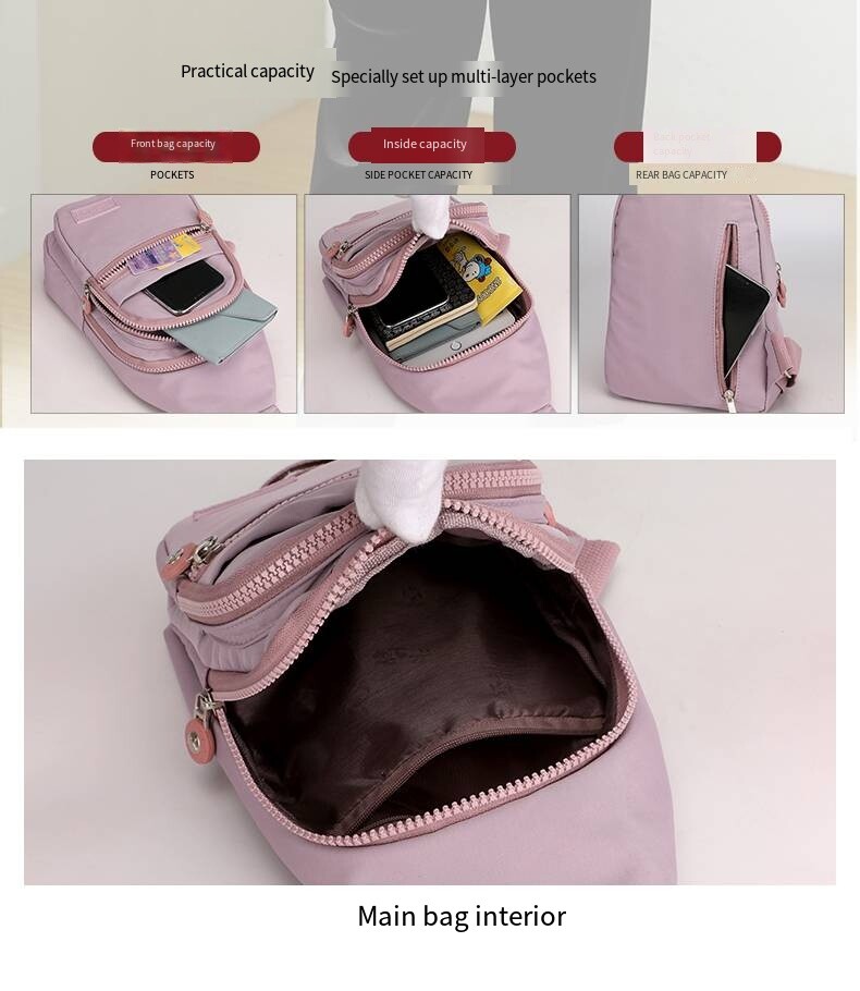 BEST Price Mens Womens Sling Bag Chest Packs Cross Body Travel Shoulder Backpack