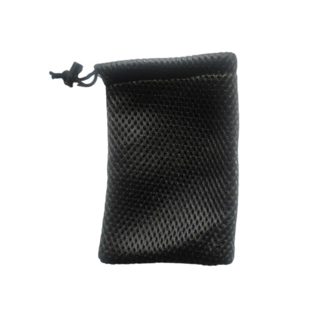 Bolsas de malla pequeñas nailon negro (10 unidades, 13 x 9 cm, 5 x 3,5 pulgadas)