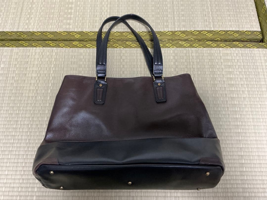 Master-Piece Leather Tote Bag Men’s Large 46x34x15cm Used