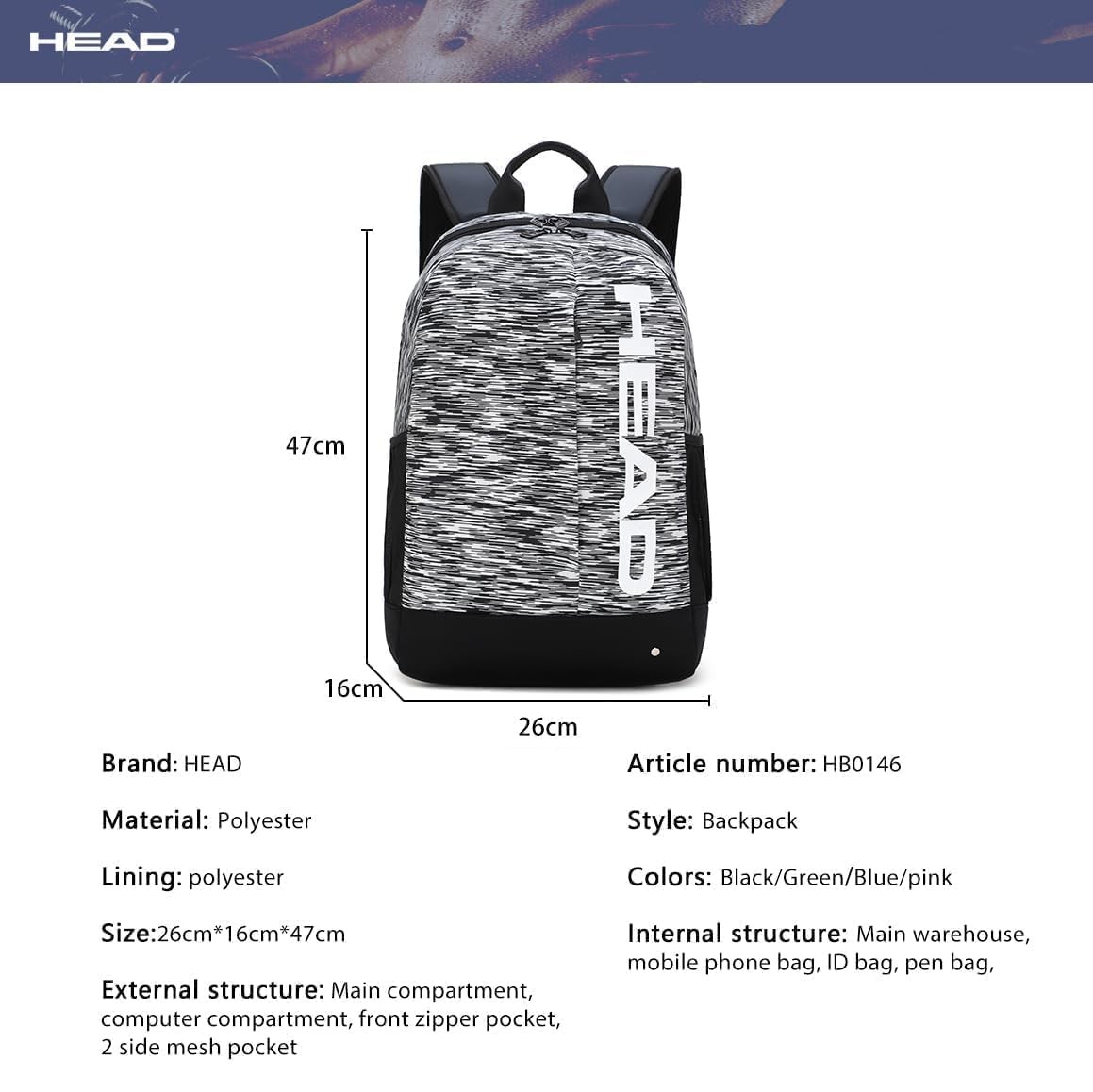 Lightweight Sport Backpack for Men & Women, Causal Backpacks with 10 Pockets …