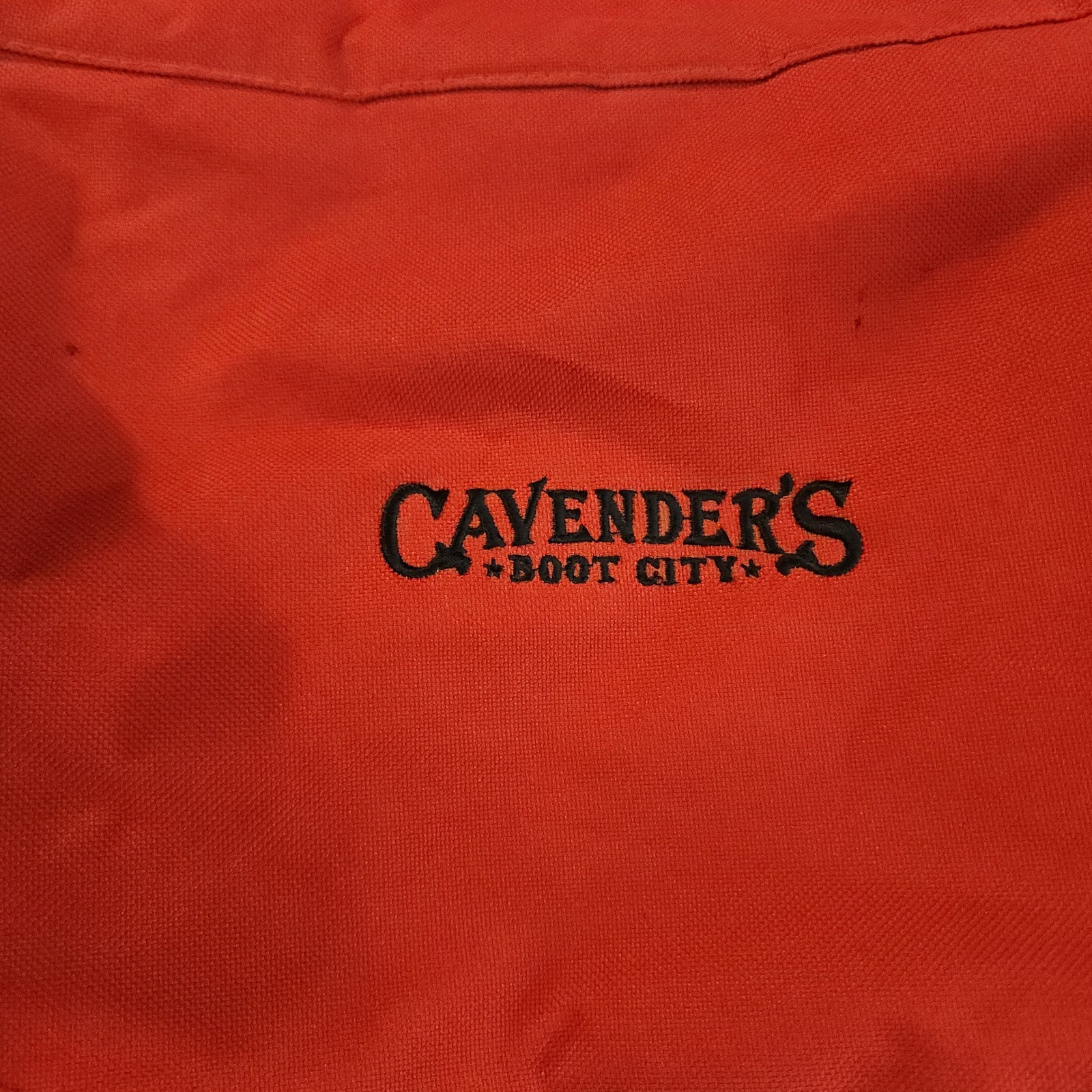 Wrangler National Finals Rodeo 2007 Justin Boots Cavenders Duffle Bag Red Black