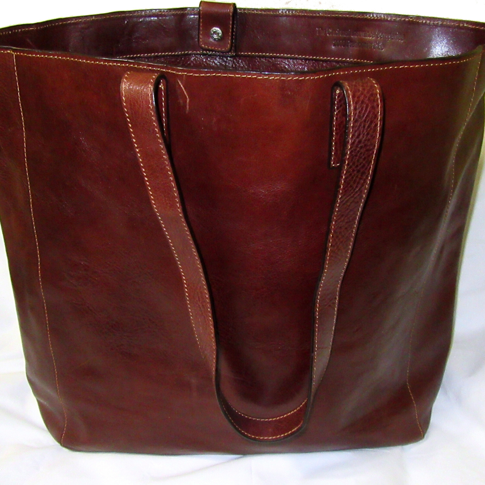 CAMBRIDGE ™ Deep Brown Top Grade LEATHER Professional Business Travel Bag – NEW