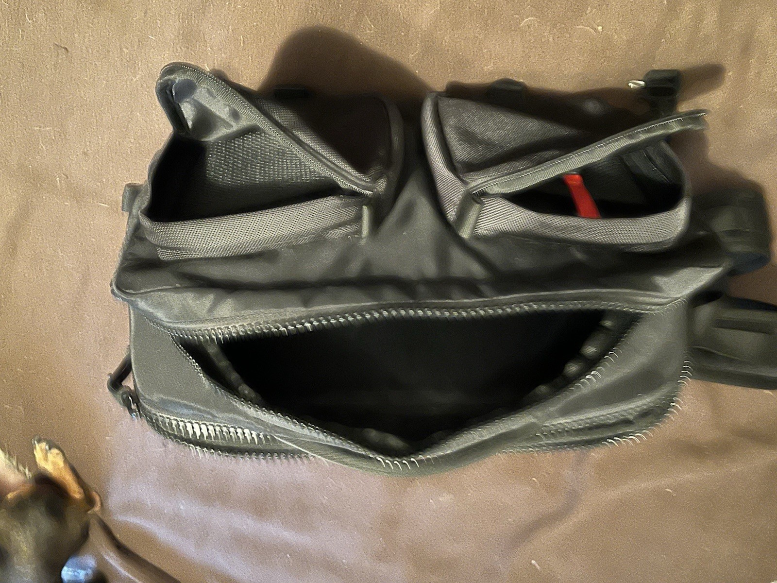 Topo Designs Global Briefcase Backpack Bag Black