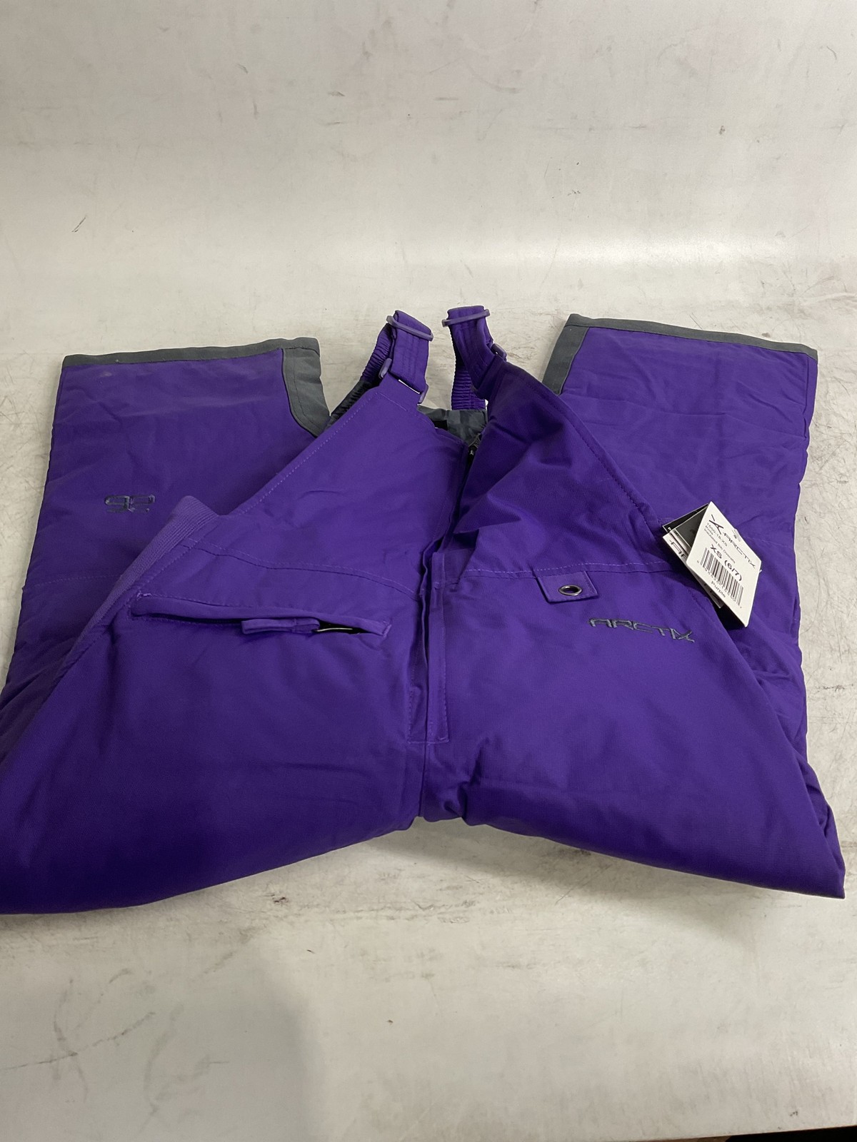 Arctix Kids Insulated Snow Bib Overalls ( Purple , X-Small ) Purple X Small U1