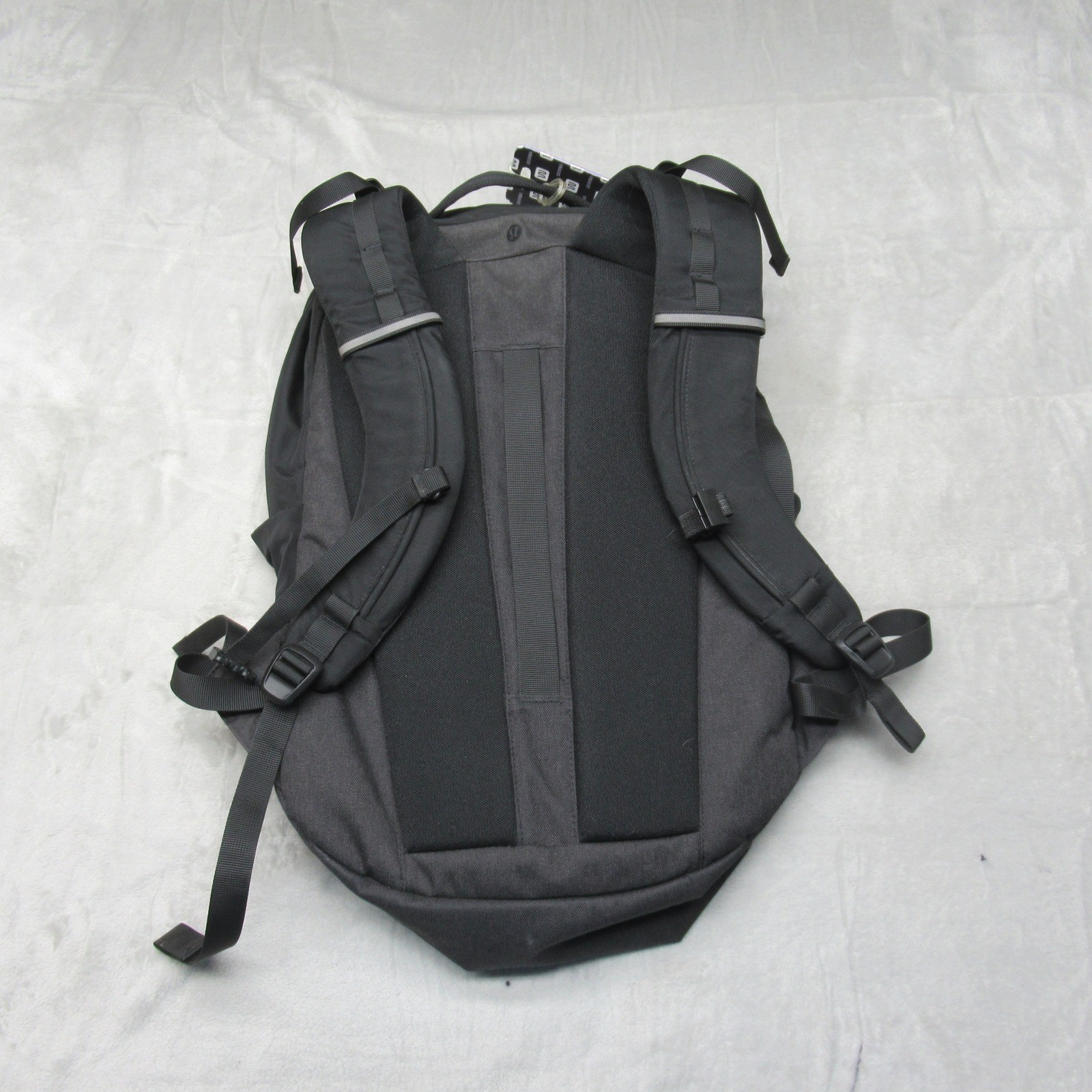 Lululemon Backpack Mens Black Neon Green Lining Multi Pockets Custom LOGO NWD