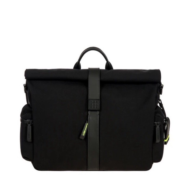 Bric’s Men’s Moleskine Roll-Top Tablet Business Laptop Messenger Bag