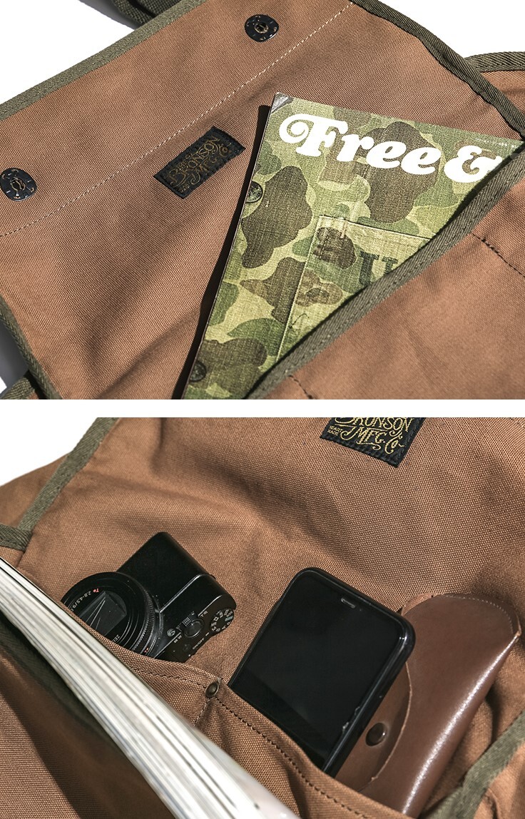 BRONSON Outdoor Duck Hunting Camo Fishing Bag Army Canvas Shoulder Bag Crossbody