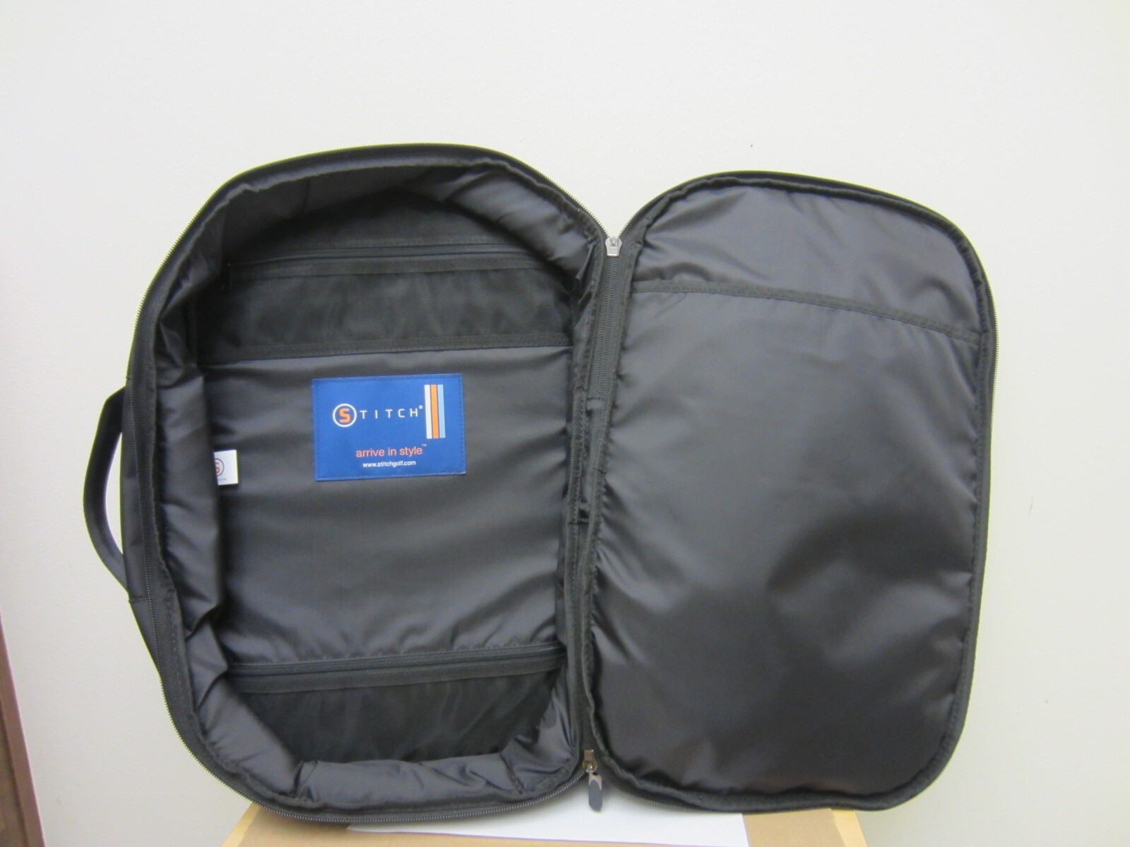 STITCH GOLF The Day Traveler Backpack Black “NEMACOLIN COUTRY CLUB” Logo $248