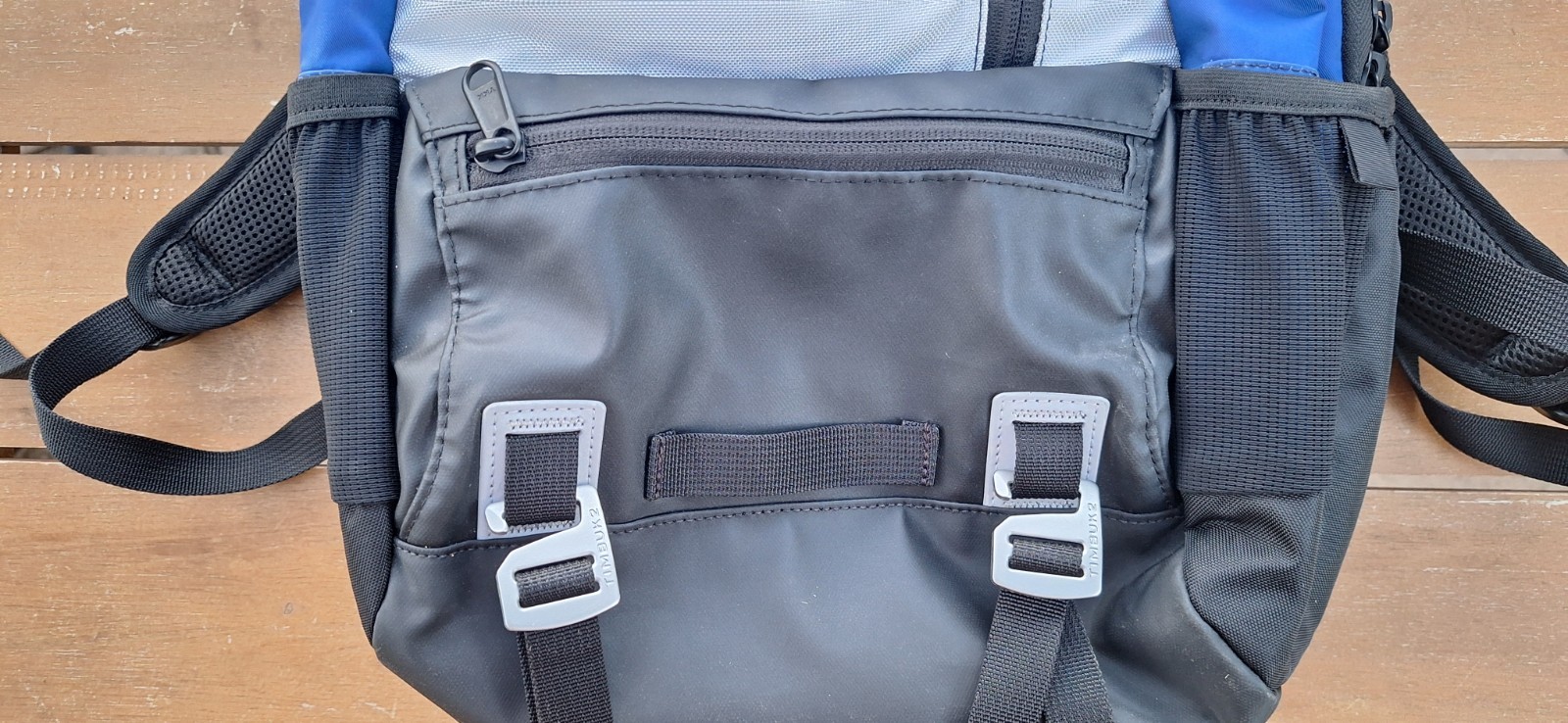 Timbuk2 Alcatraz Made in San Francisco USA Custom Backpack EUC Stitch Flaw EUC