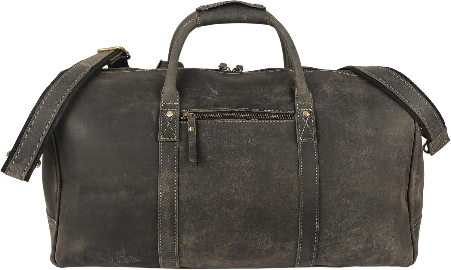Stylish Leather Duffle Bag for Men & Women – Perfect for Travel & Gym