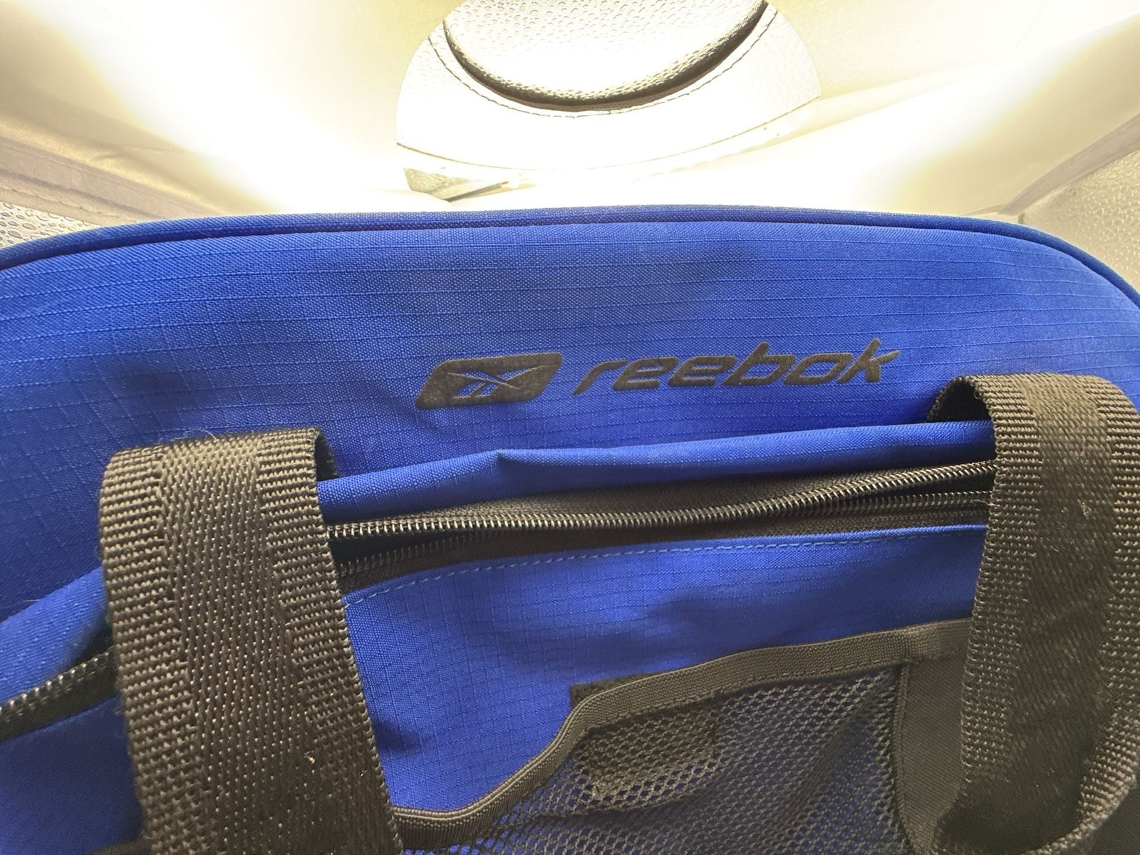 Reebok Royal Blue and Black Laptop Messenger Bag with Carry Handles