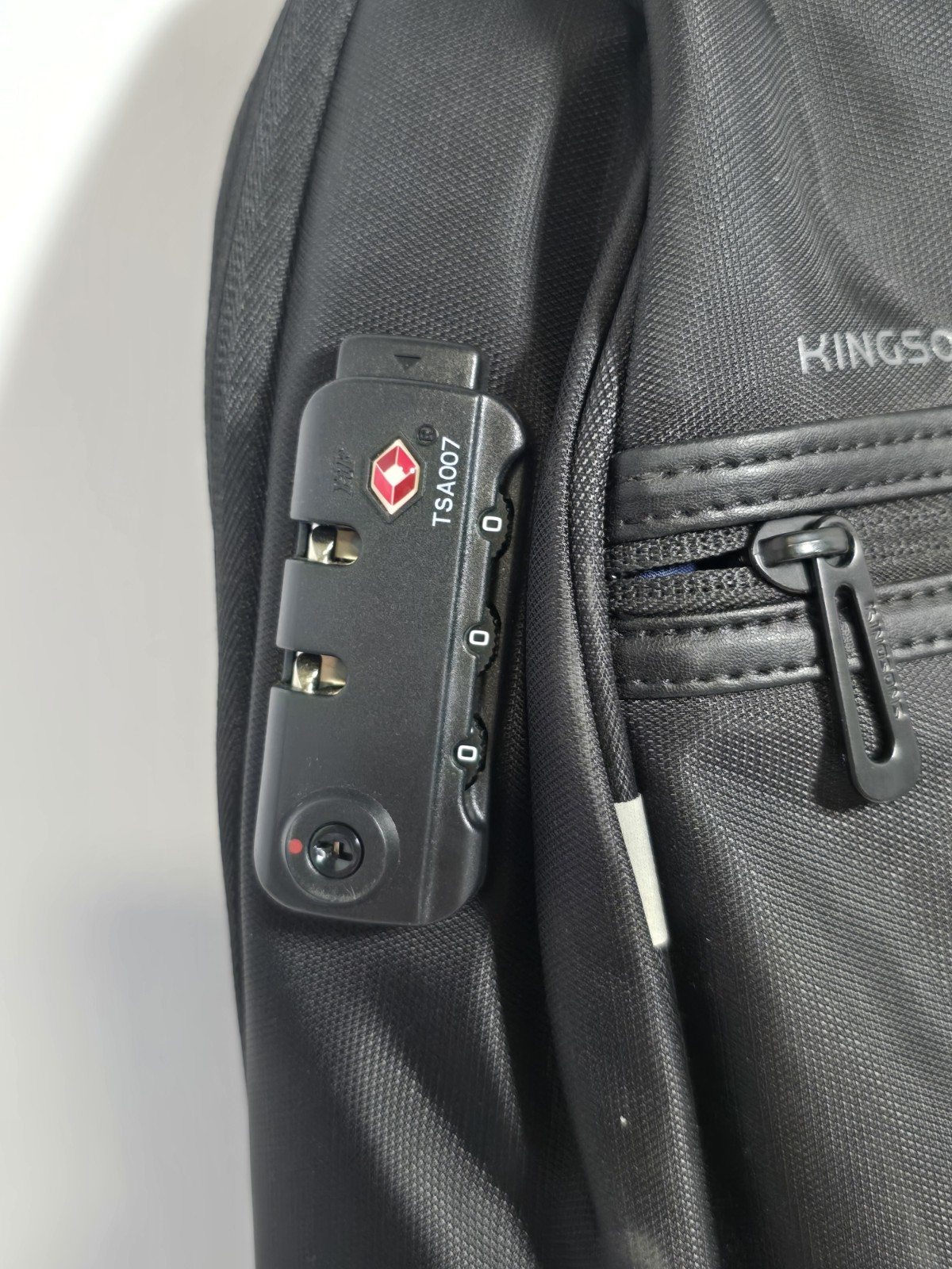 Kingsons Anti-Theft Laptop Backpack Black – TSA Lock & USB Charging Port –…