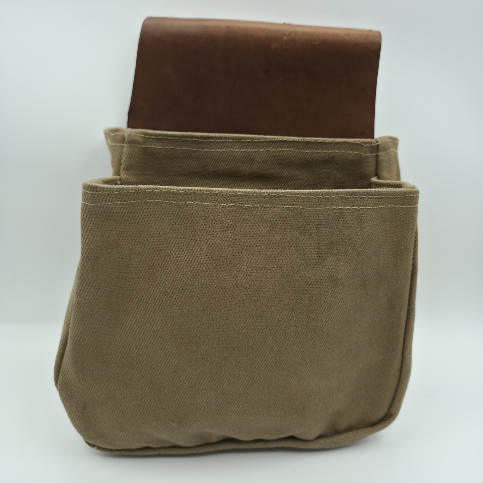 Vintage Filson Canvas Leather Shell Belt Pouch Pocket Ammo Bag C.C. Filson USA