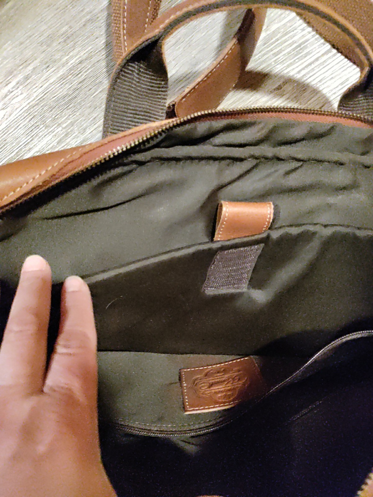 KomalC 16 Inch Leather briefcases Laptop Messenger Bags for Men and Women 