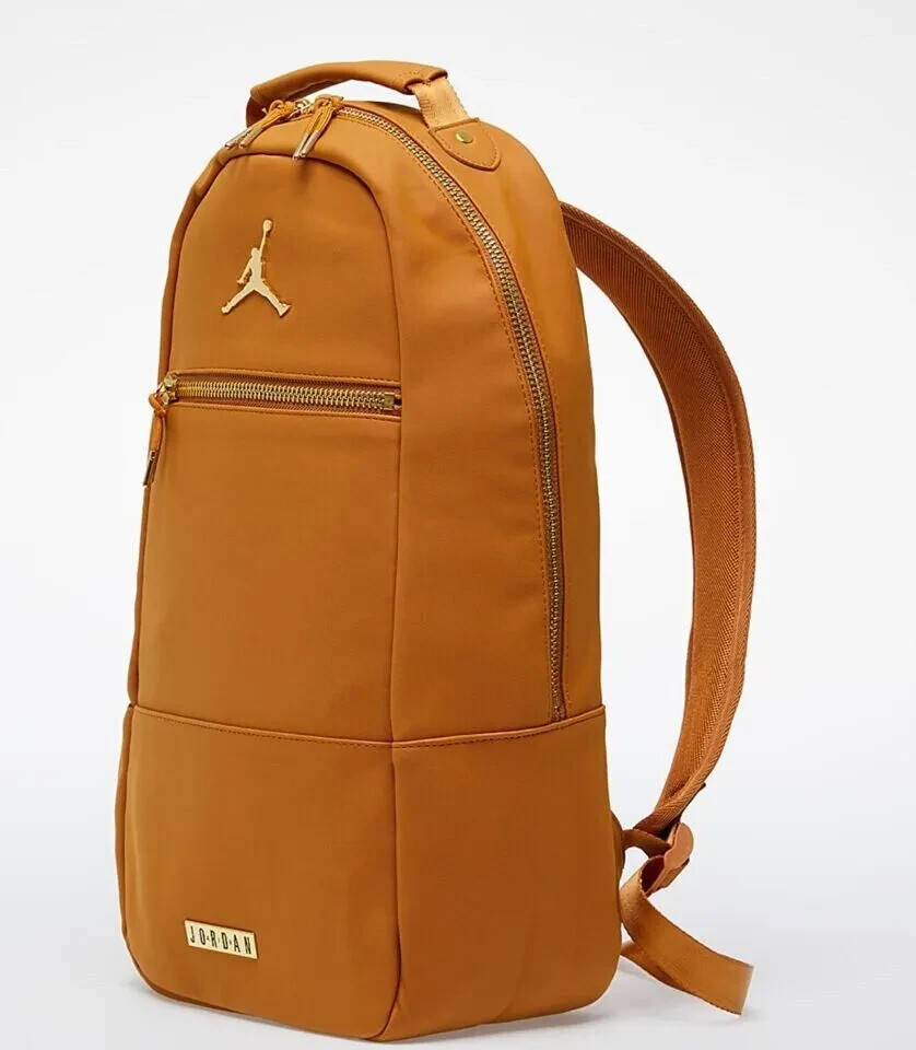 Nike Air Jordan Desert Ochre Brown Tan Backpack Laptop Bag 9A0227-X3N RARE STEAL