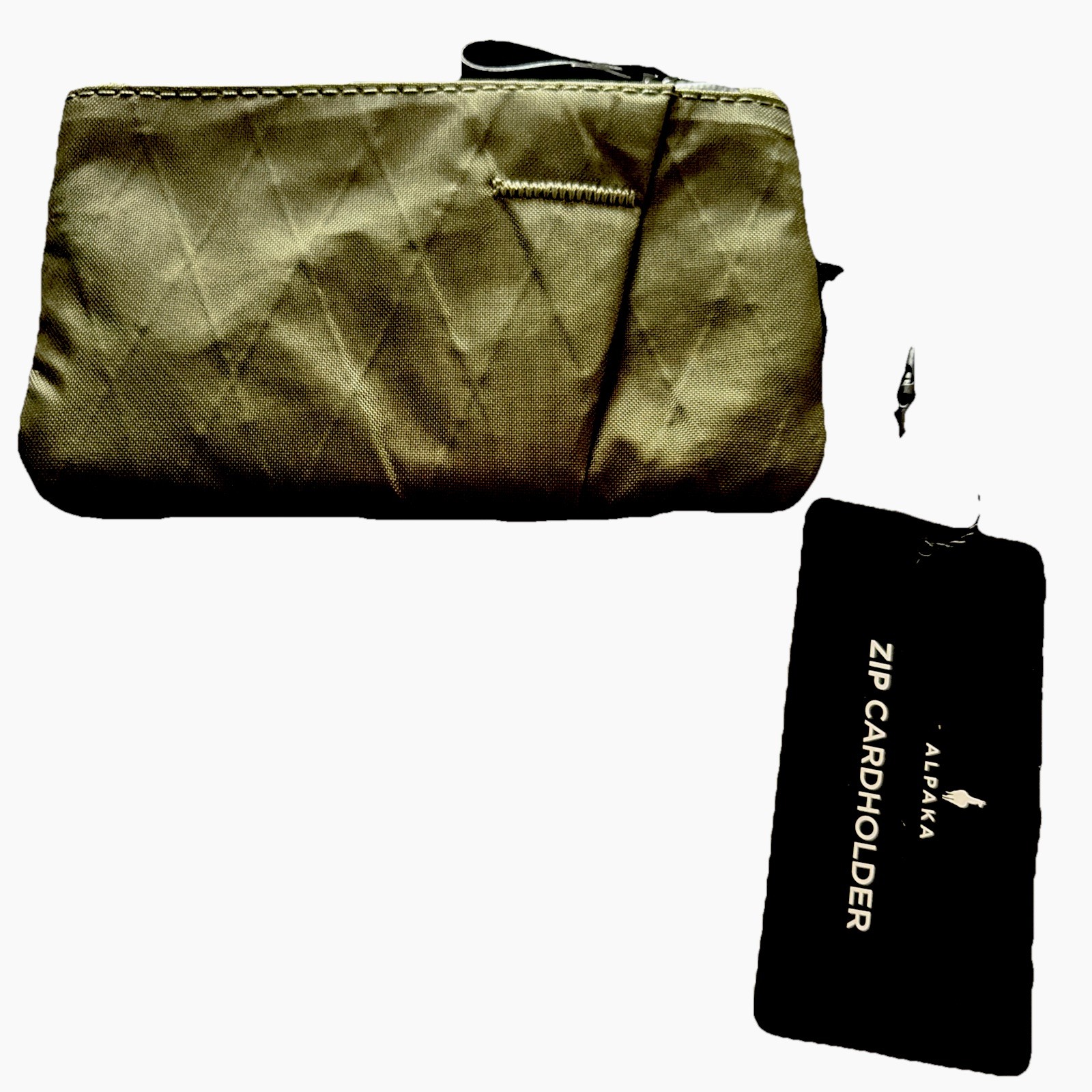 Alpaka Zip Cardholder Dark Green X-Pac VX21
