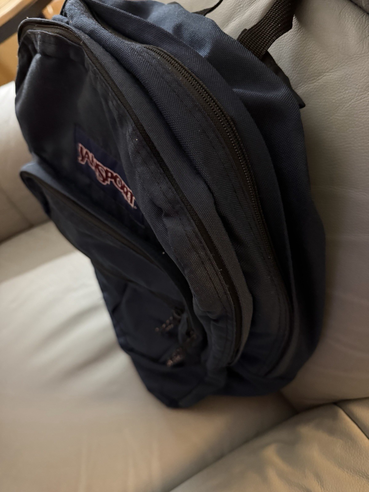 JANSPORT Big Student JS0A47JK Navy Double Big Pocket 4 Pocket