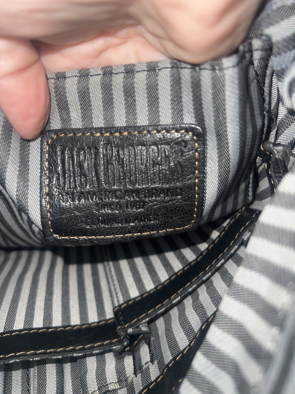 Jack Georges black crossbody bag, excellent condition- see notes for retail!