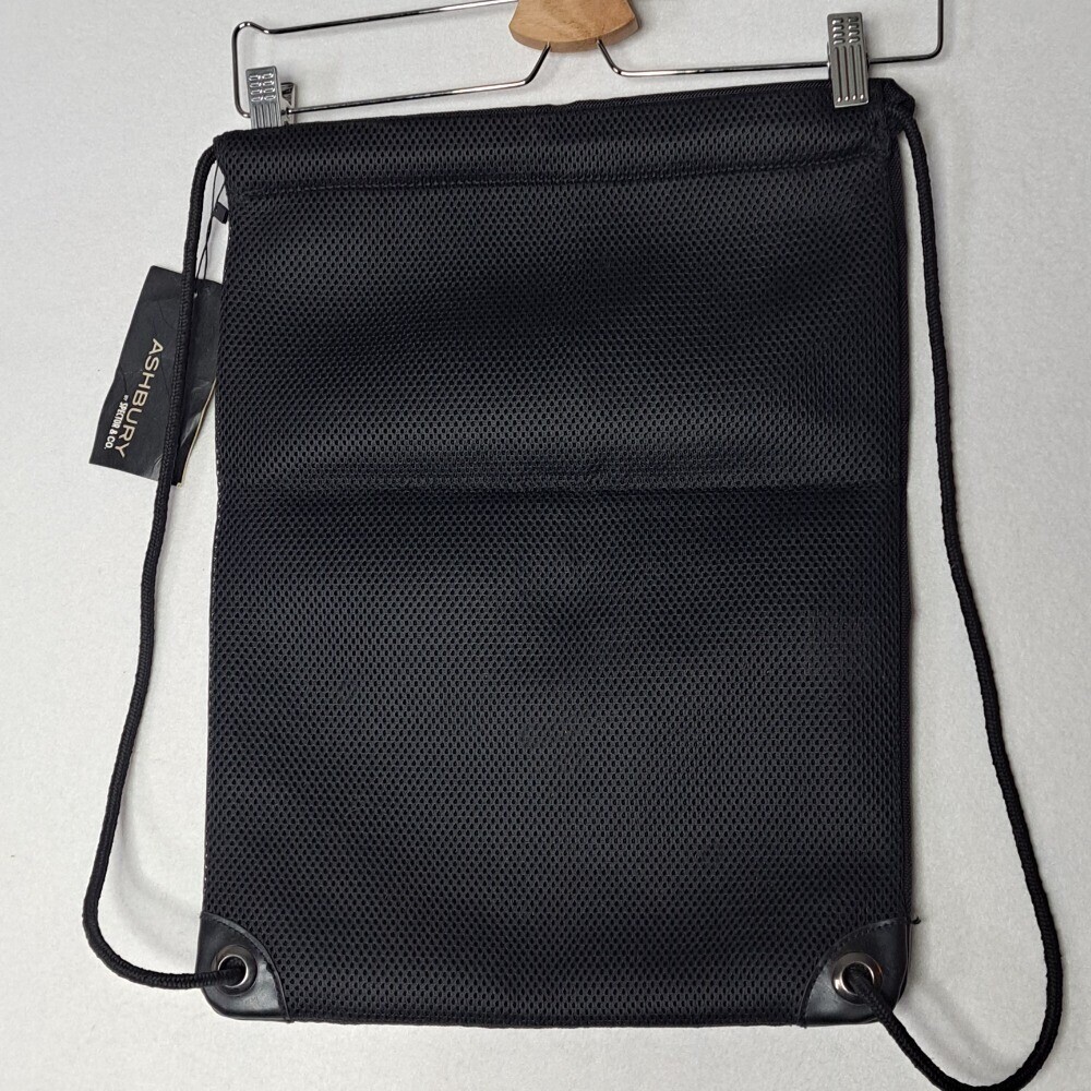Ashbury Pennzoil Cinch Pack Drawstring Backpack Gym VTG w/ Tags Racing Black