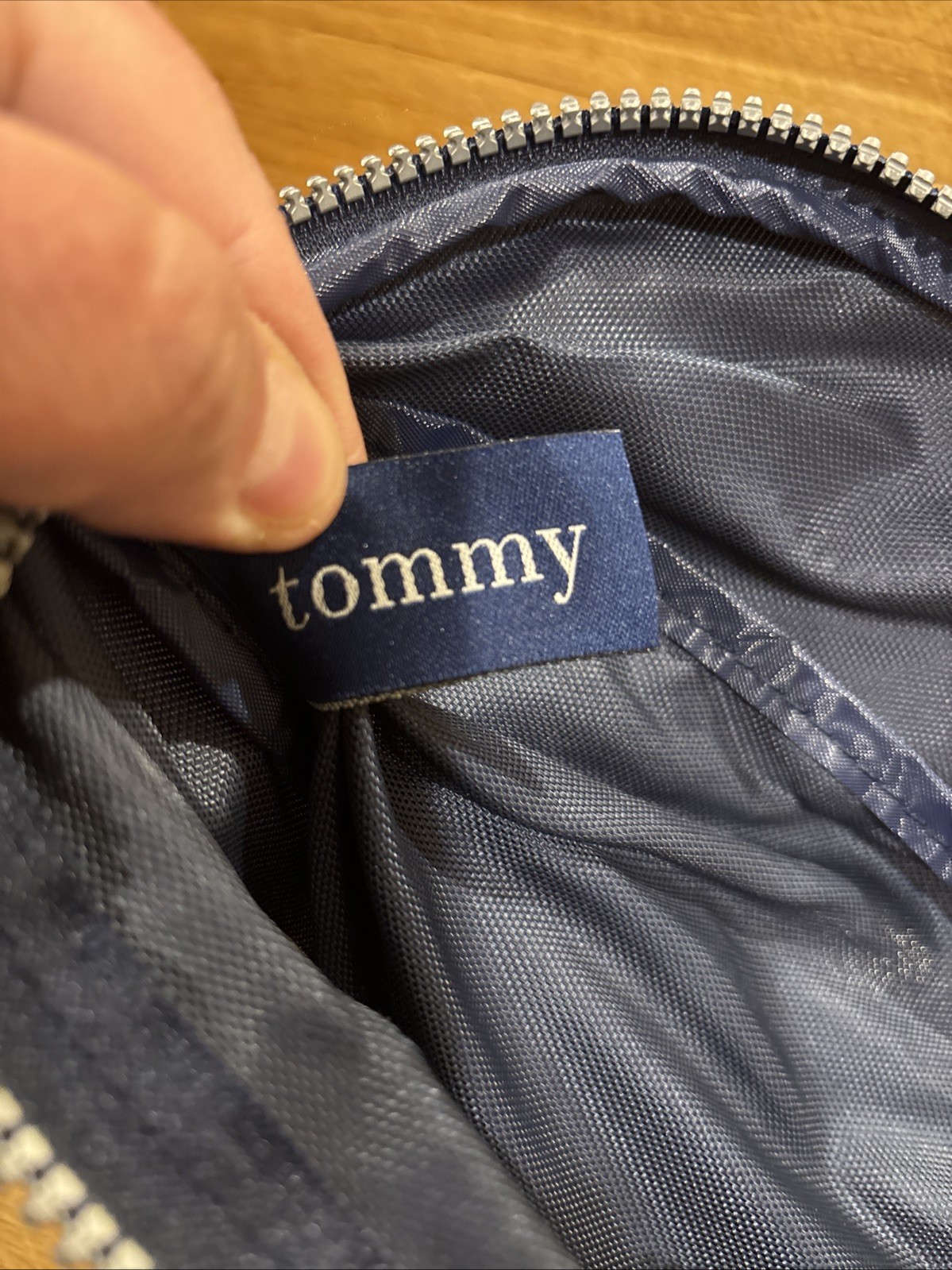 Vintage Tommy Hilfiger Fanny Pack Bum Bag Navy Travel Rare 90’s Brand New NOS