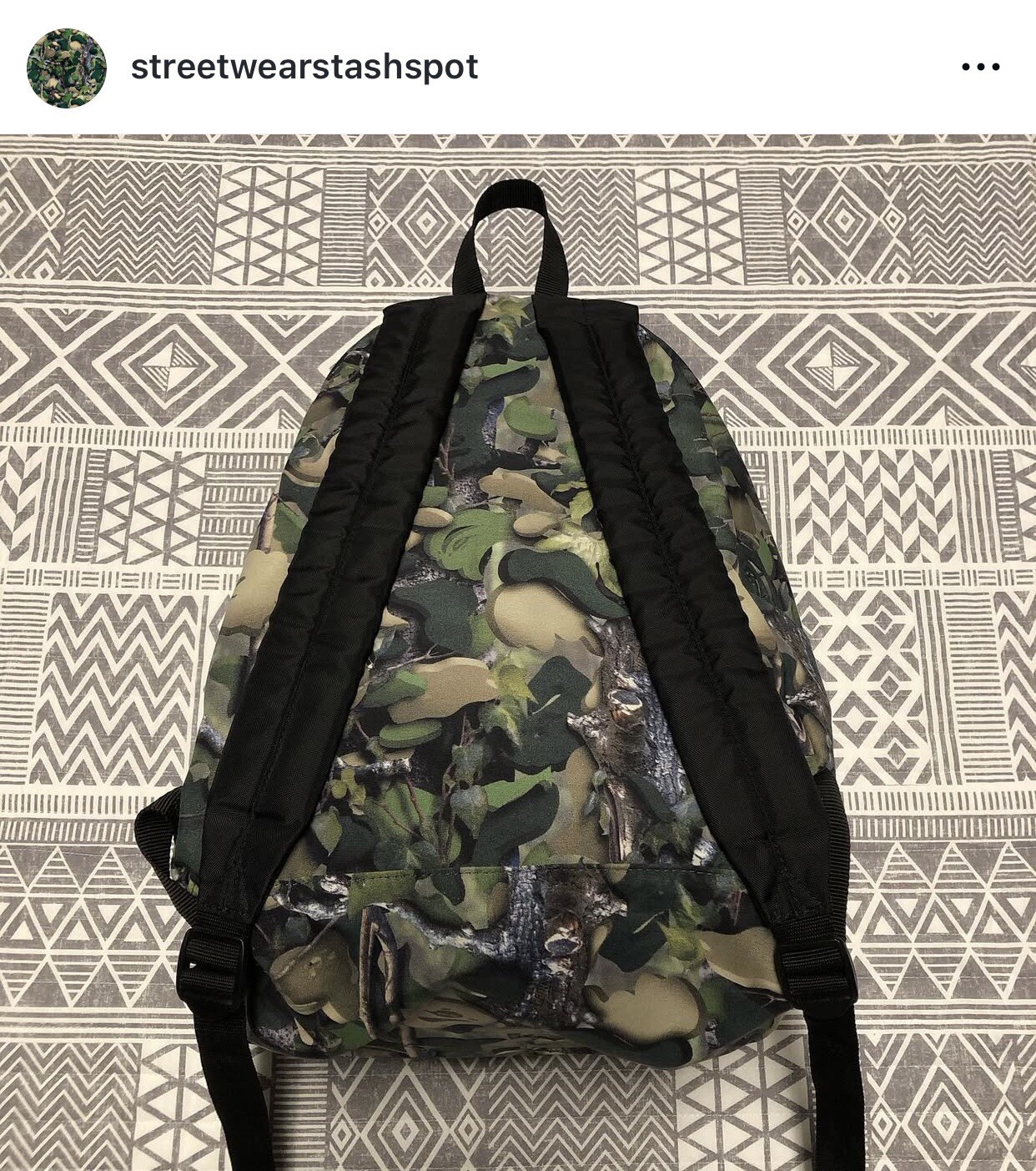 A Bathing Ape Bape Village Camo Backpack Size Free