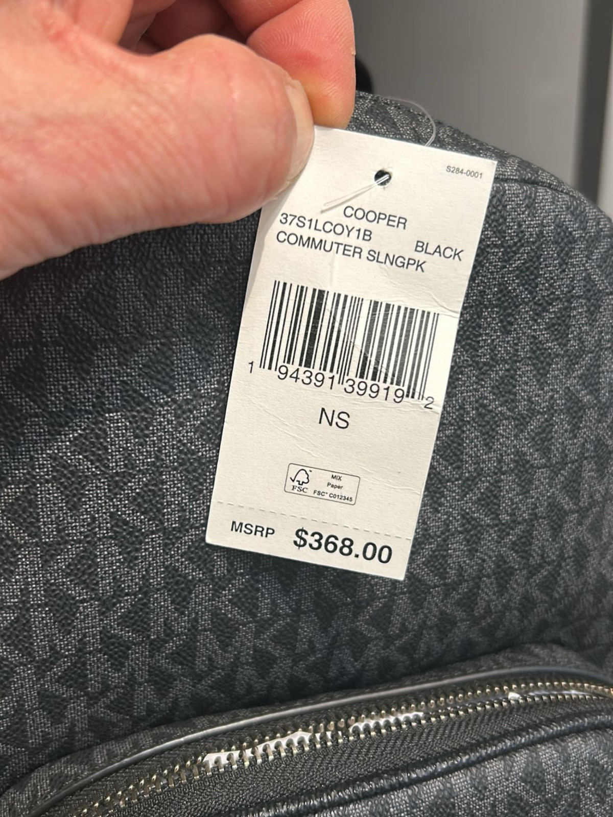 Michael Kors Cooper Men MK Logo Sling Pack Shoulder Crossbody Bag Variation