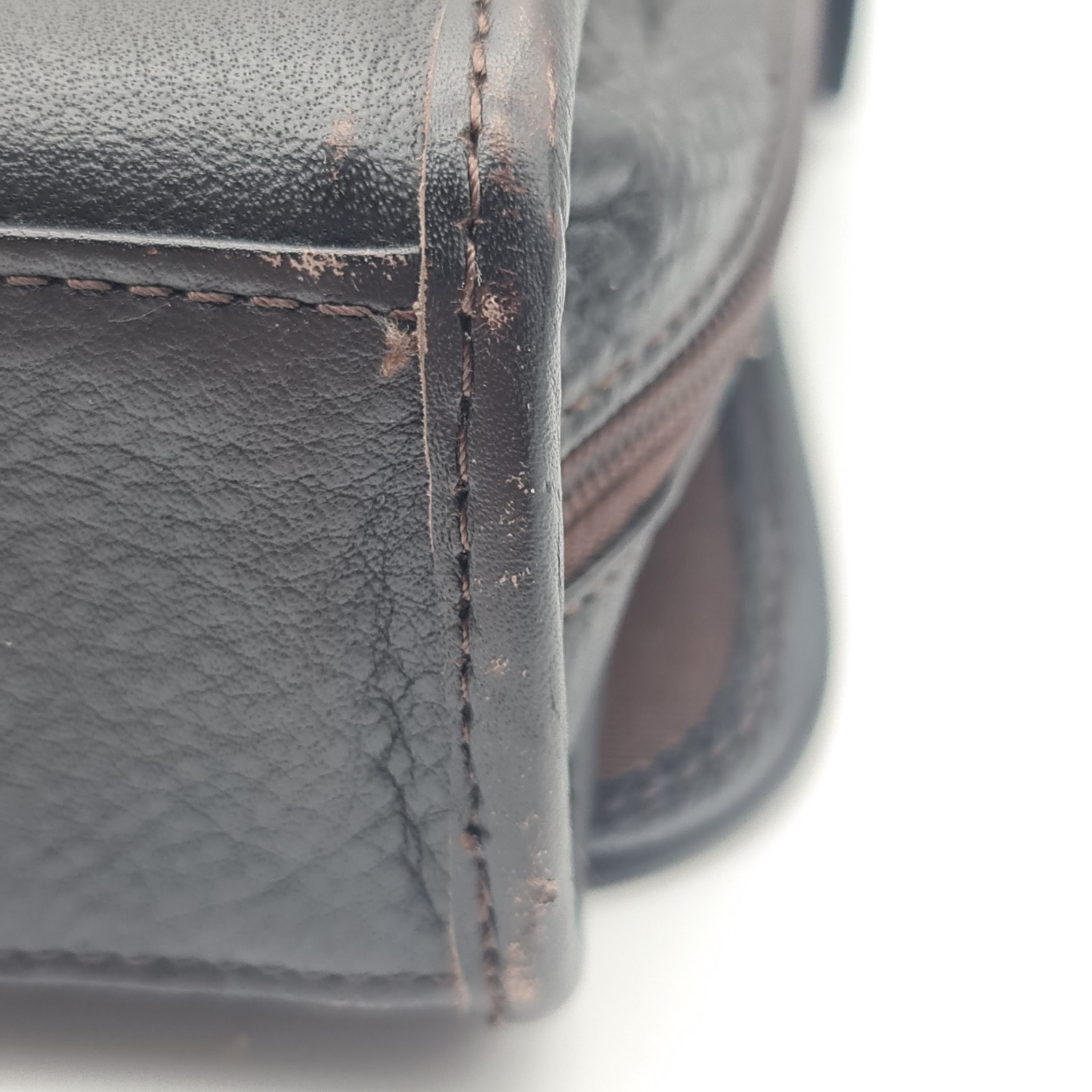 ROCKY MOUNTAINEER MESSENGER SHOULDER LEATHER BAG SIZE 28X21X7 CM