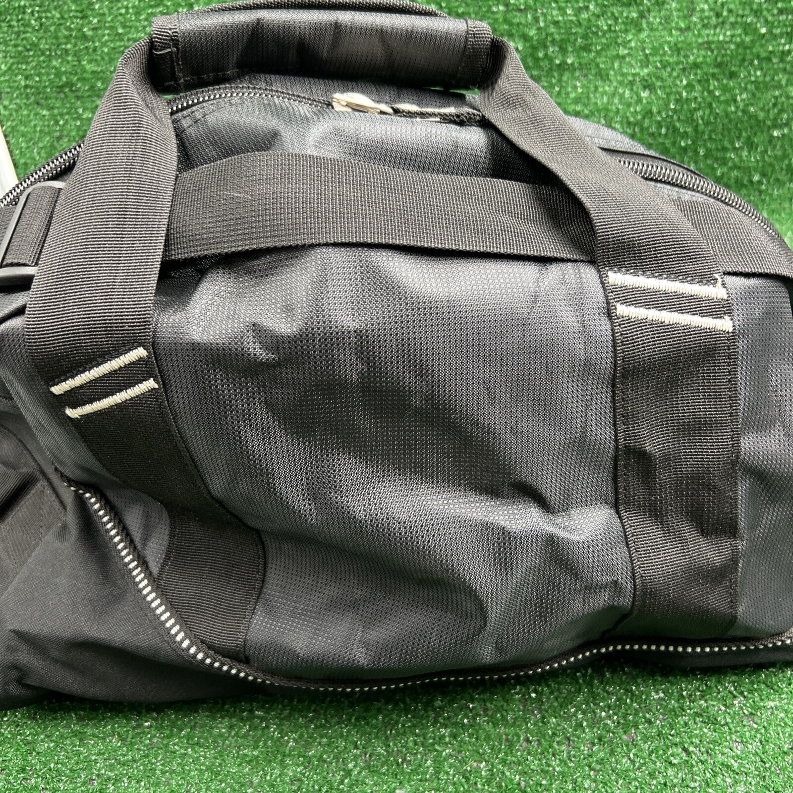 Ogio Half Dome Duffle Gym Bag Honeywell Logo Black With Audio Pocket NWT