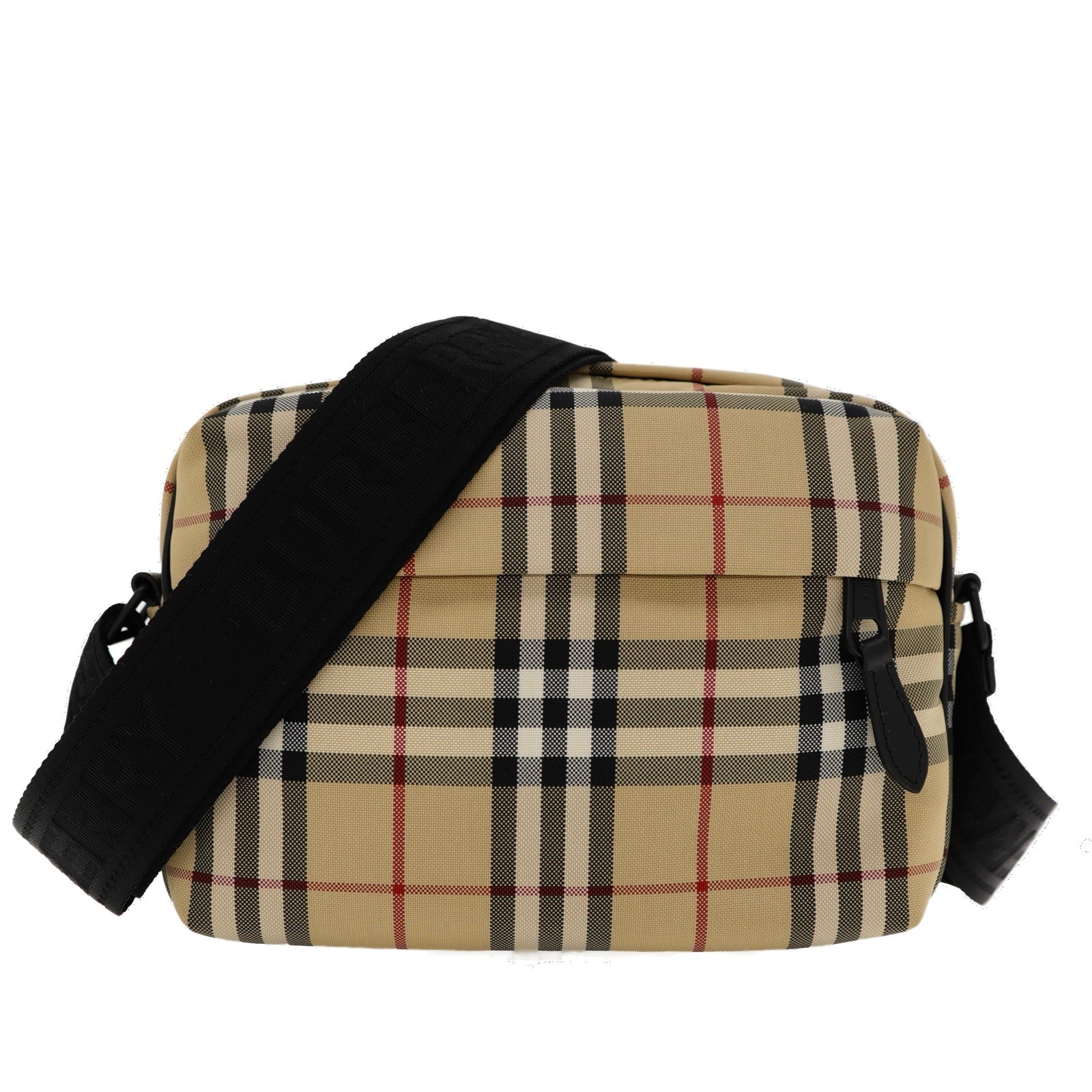 Burberry Paddy Camera Crossbody Messenger Bag Beige Check New