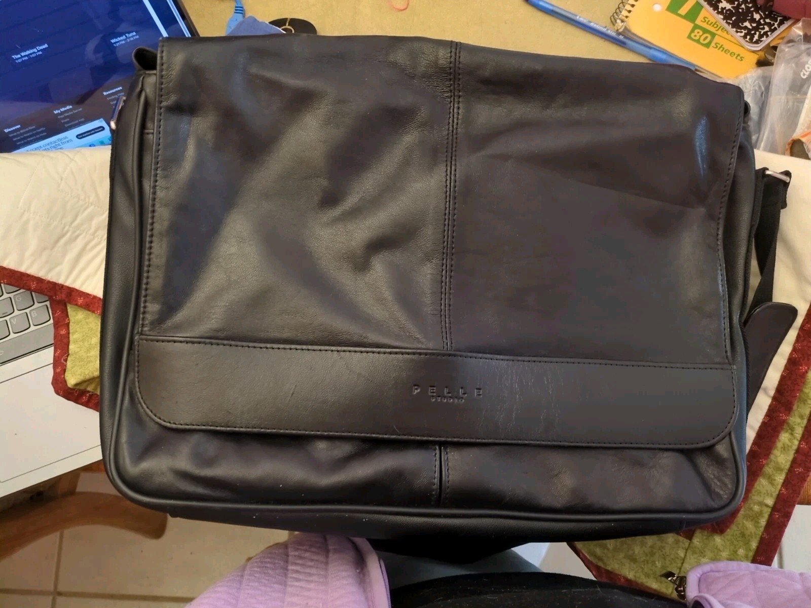 Pelle studio Over The Shoulder Briefcase Wilsons Leather