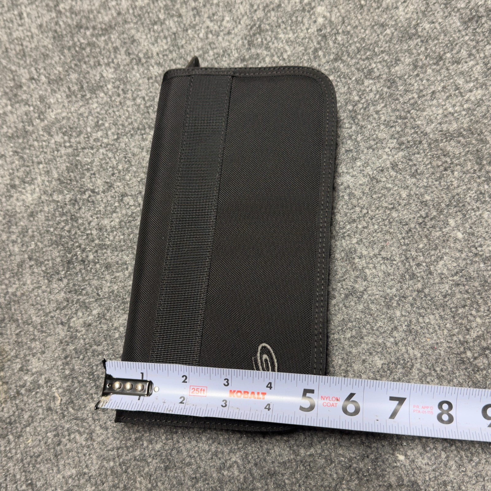 Timbuk2 Travel Passport Wallet Black Nylon Zipper 5″x10″