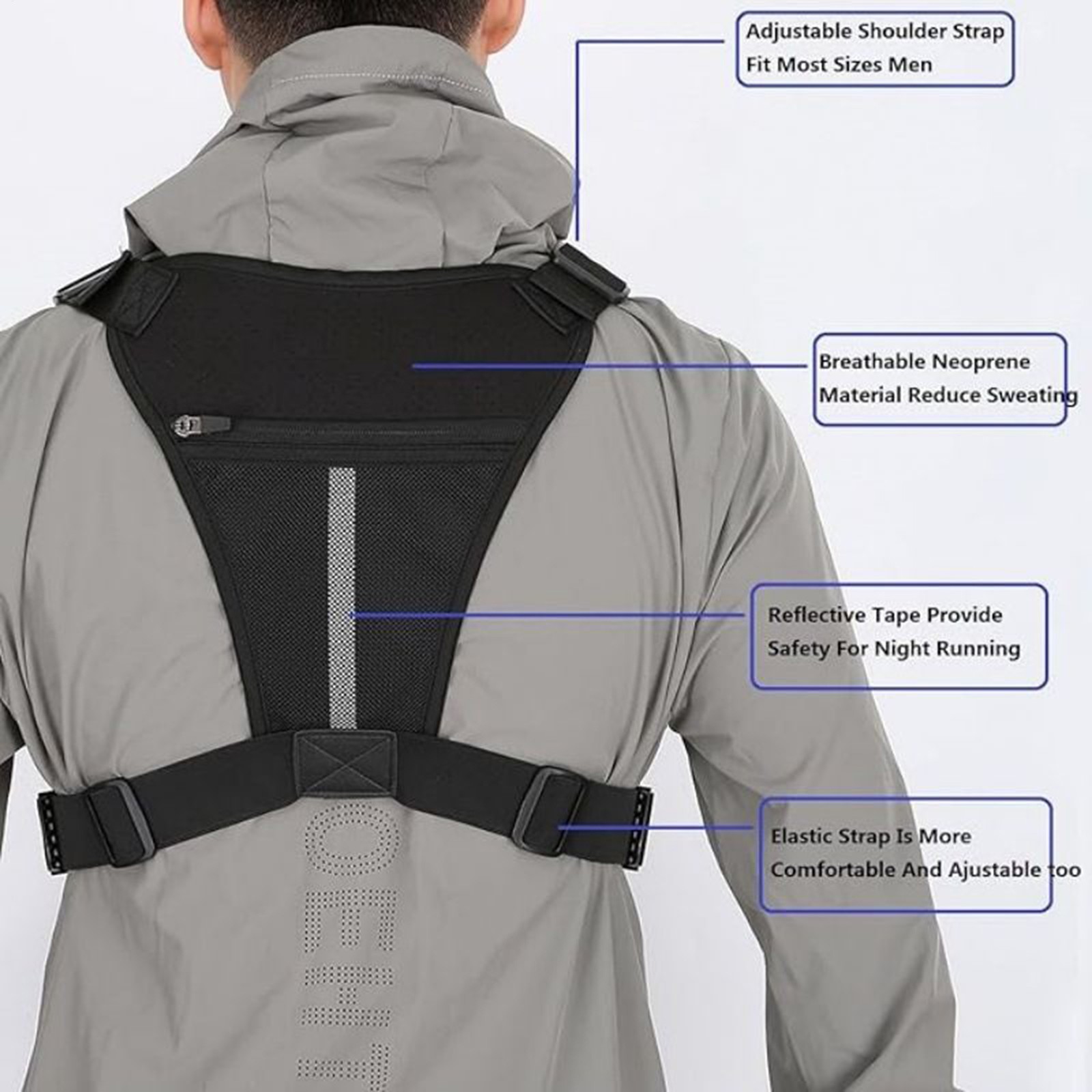 Sport Tactical Combat Chest Rig Bag Front Pouch Recon Kit Pack Protective Vest