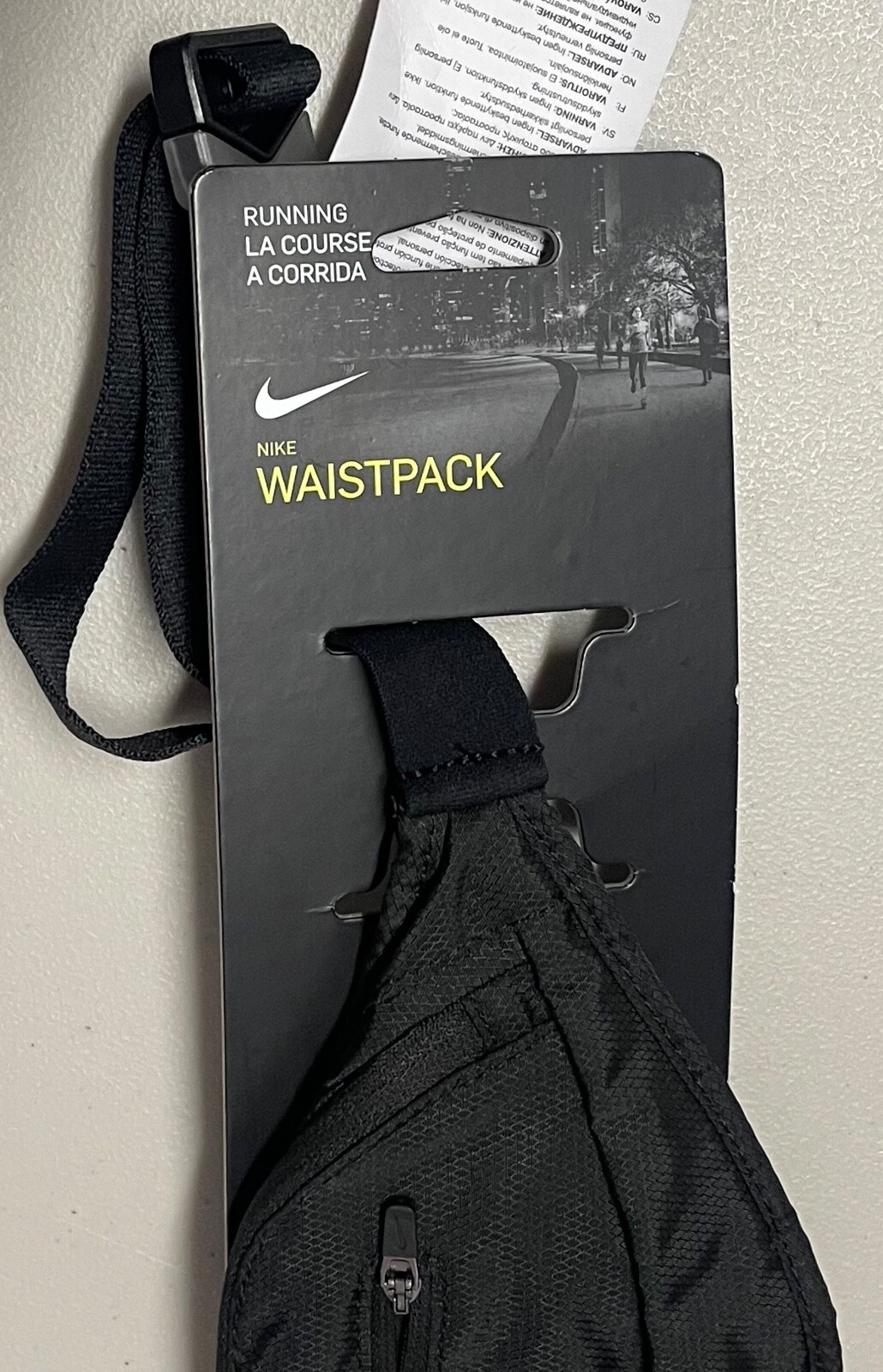 Nike Men’s Bag One Expandable Running Fanny Waist Pack Black