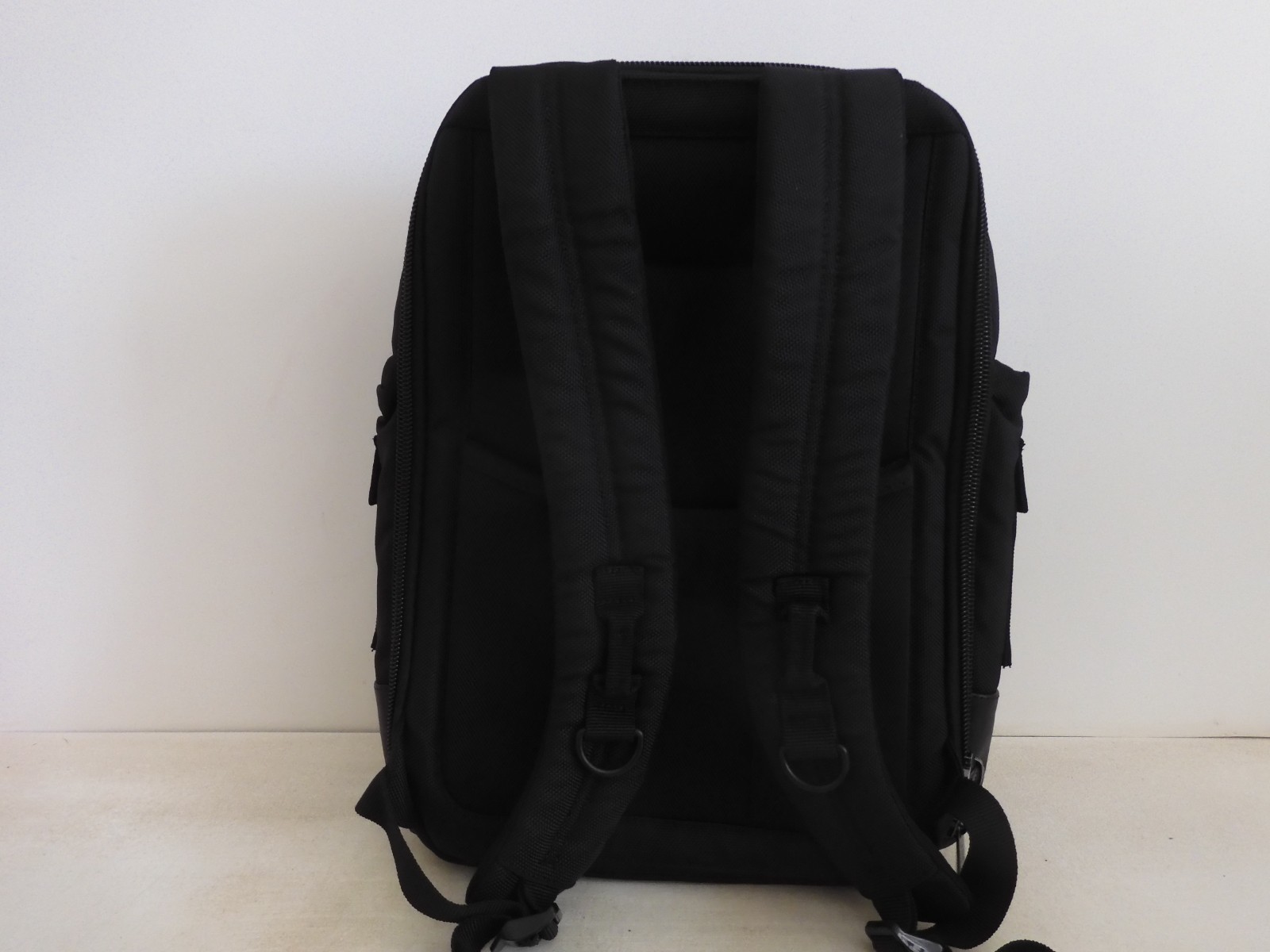 Nike Air Jordan Jumpman Leather Backpack Black Large Laptop Travel [9A0313-023]