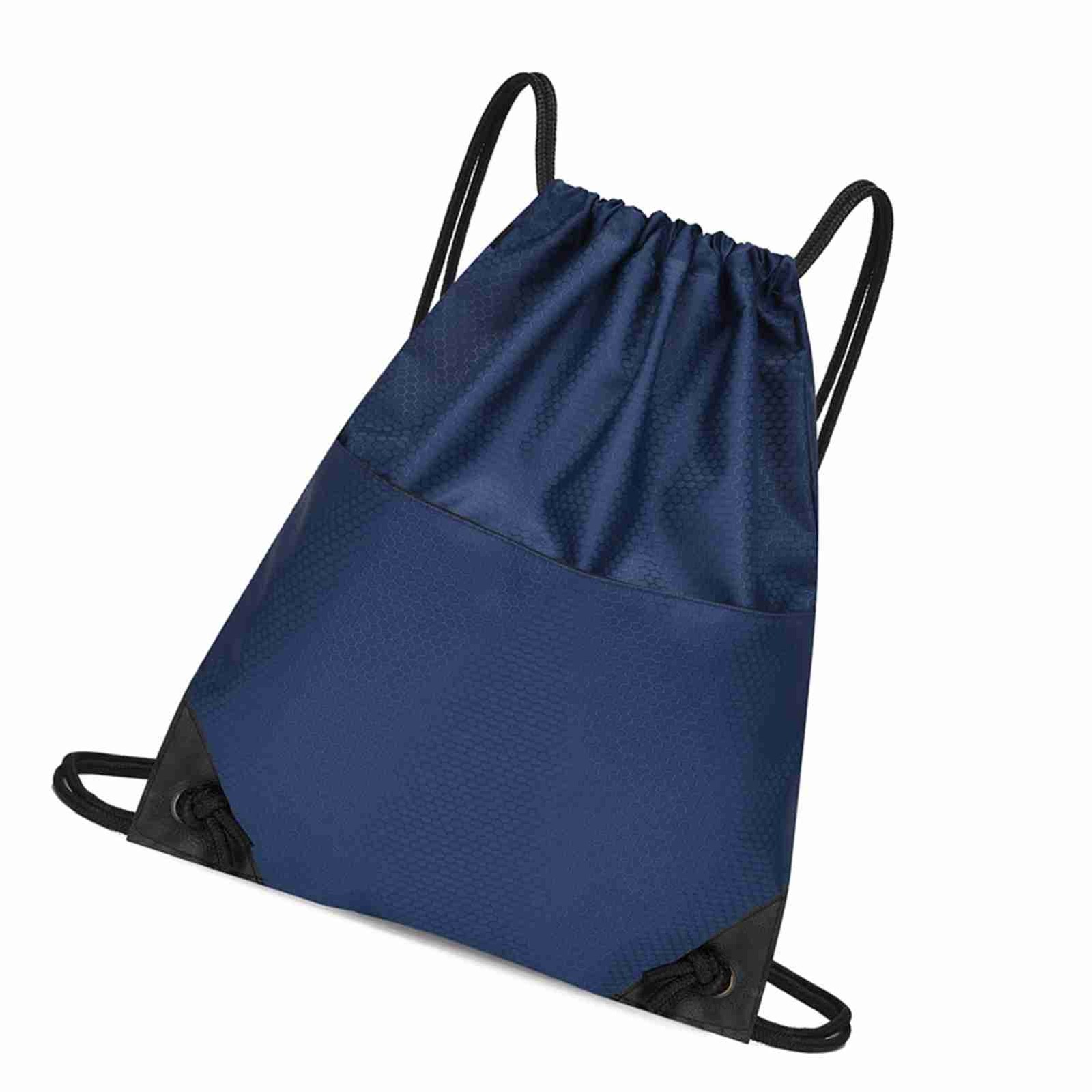 Drawstring Bag Waterproof Oxford Cloth Draw String Back Sack With S1L7