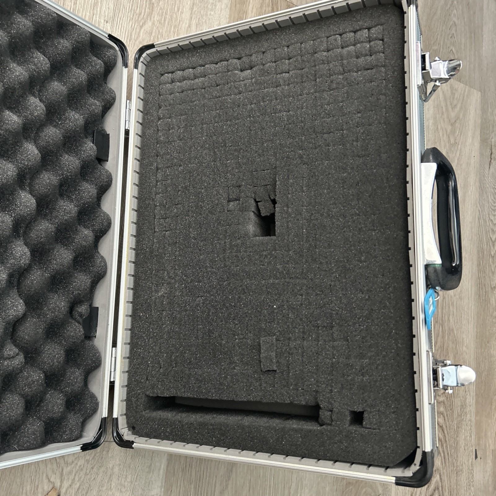 Aluminum Briefcase Locking Road Plane Gear Hard Storage Case 18x13x6 Silver
