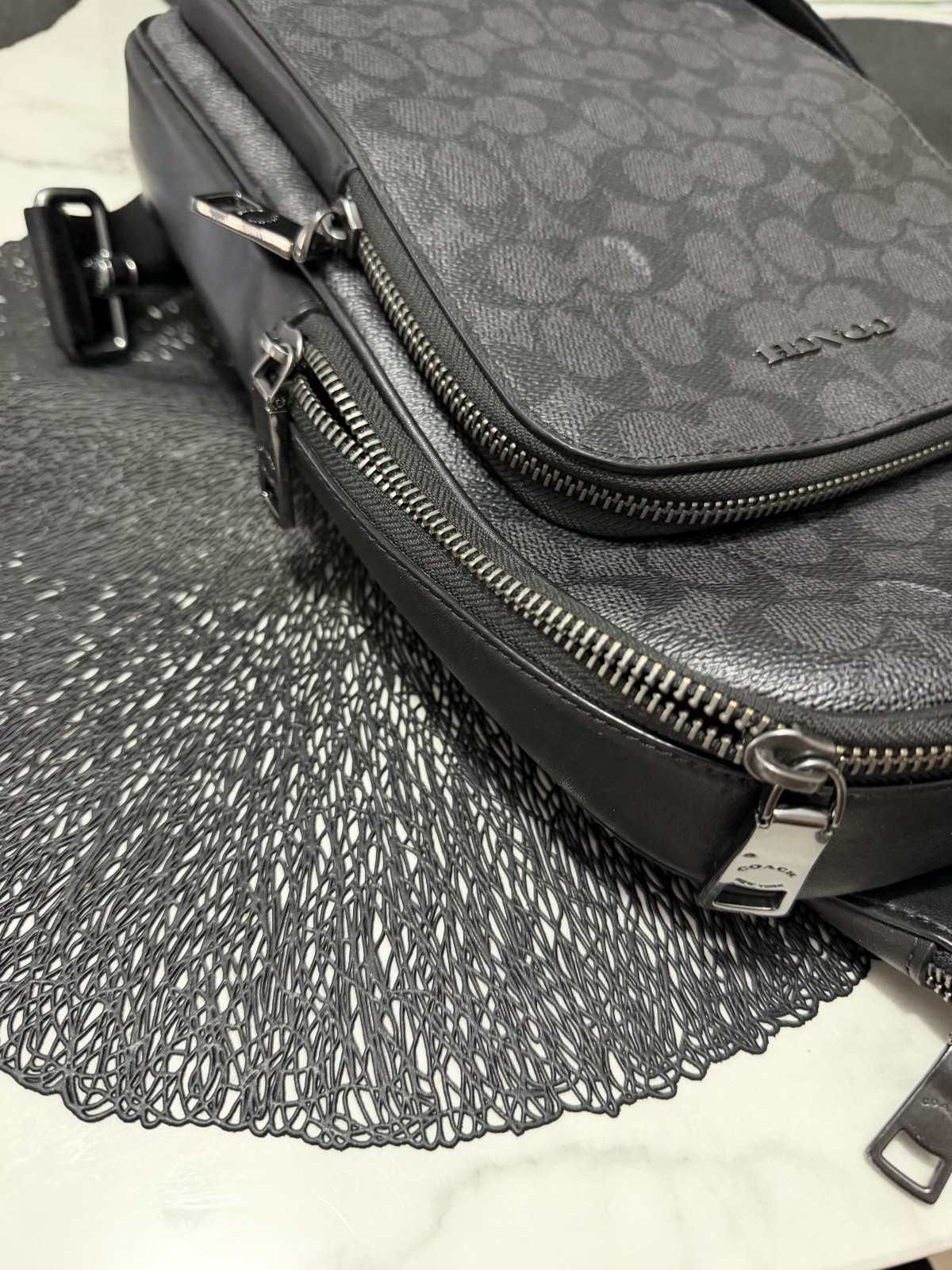 COACH Track Sling Bag Men