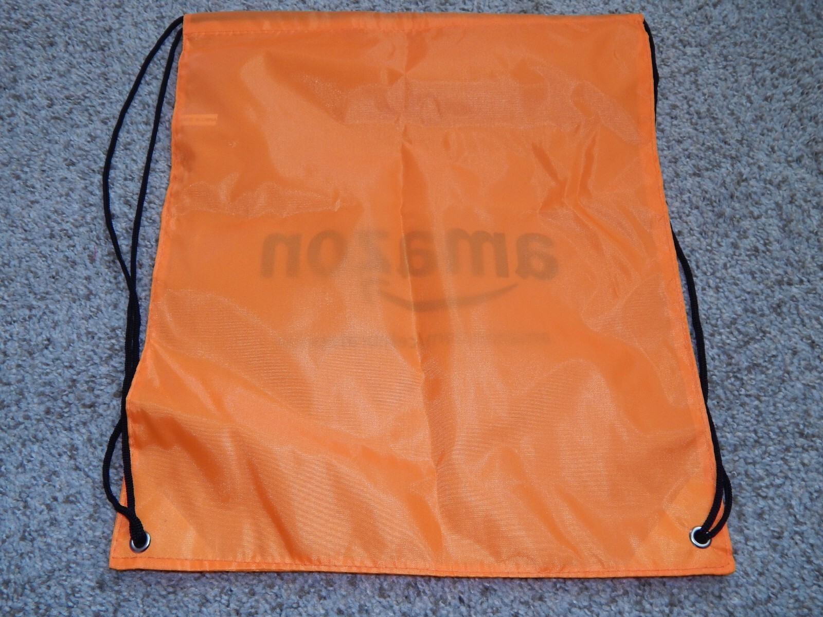 AMAZON CELEBRATE PRIDE LGBTQ+ ORANGE DRAWSTRING BAG BACKPACK ECO FRIENDLY NEW