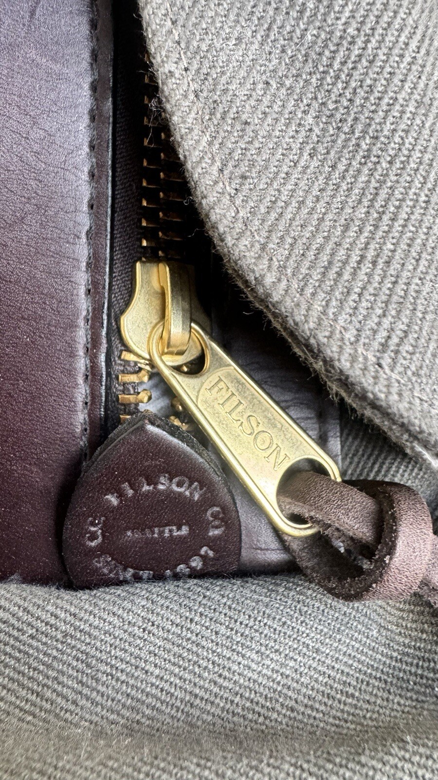 Filson Rugged Twill Small Duffle Bag Otter Green
