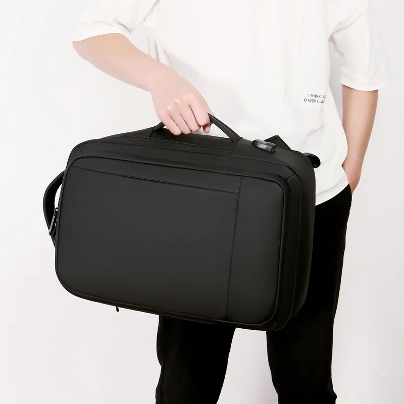 Expandable Travel Backpack 1pcs Business Casual Mens with Usb Charging Commuting