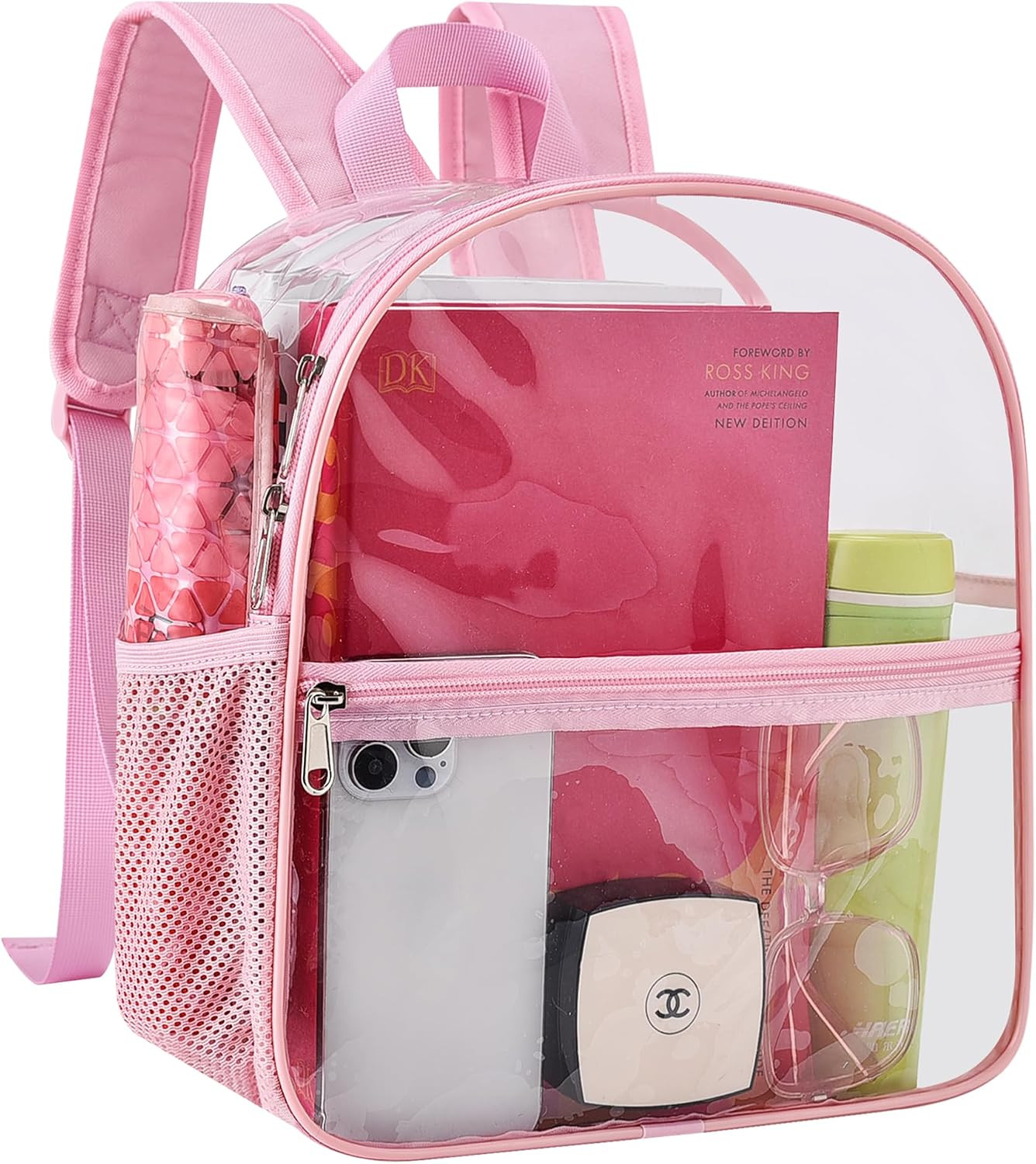 Clear Backpack for Stadium Events Stadium Backpack Waterproof 12X6X12 Clear Bag