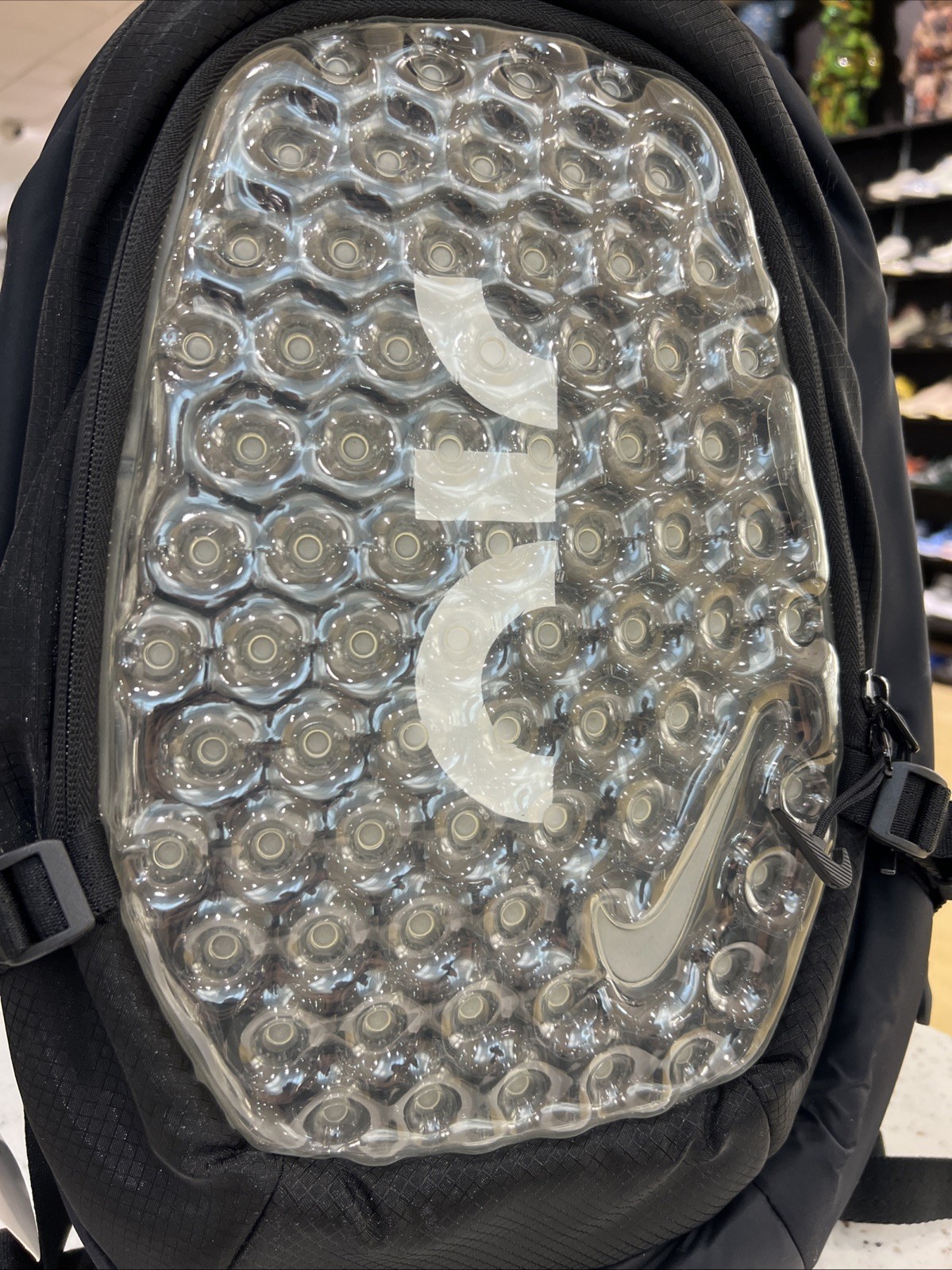 Nike Air Max Bubble Backpack Black Clear 17L